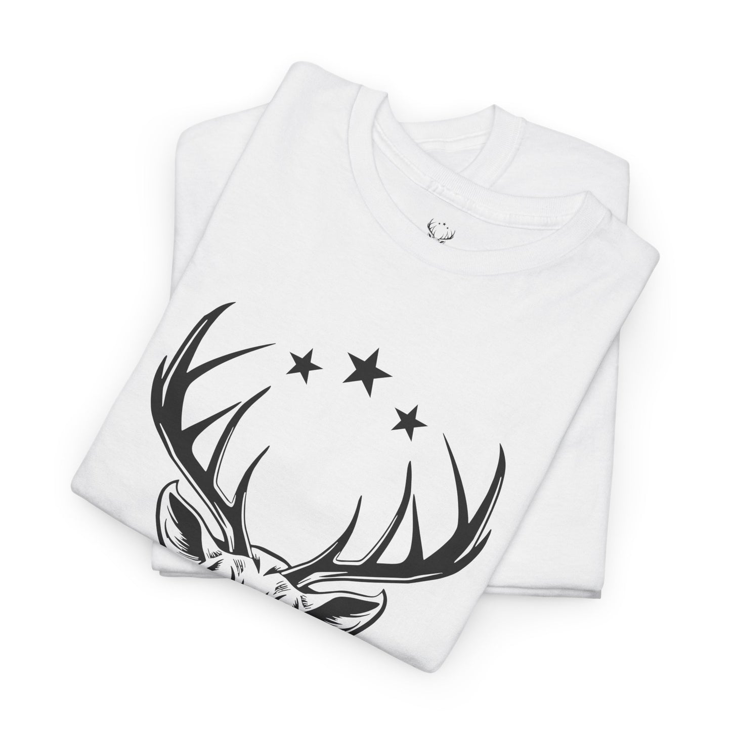 Elegant Deer Unisex Heavy Cotton T-shirt Supporter Collection Winter 2025