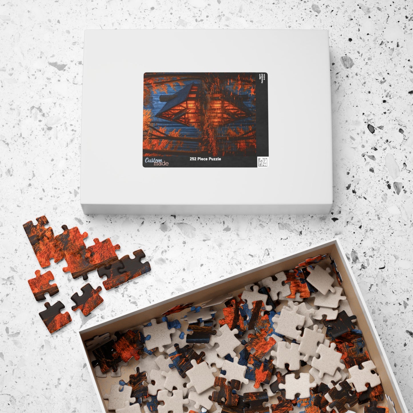 π Autumn Glow Puzzle β Cabin in the Golden Forest π²π‘