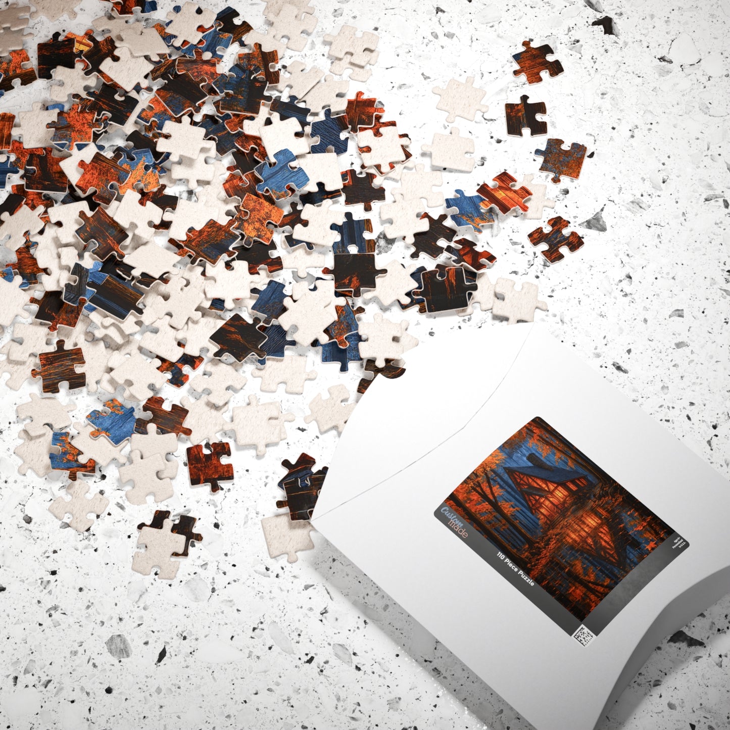 π Autumn Glow Puzzle β Cabin in the Golden Forest π²π‘