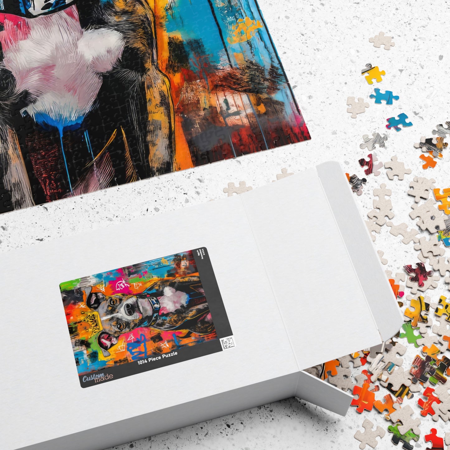 ๐ Graffiti Pup Puzzle โ Street King Edition ๐จ๐ถ