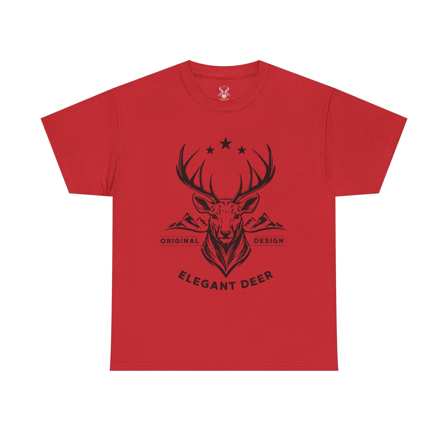 Elegant Deer Unisex Heavy Cotton T-shirt Supporter Collection Winter 2025