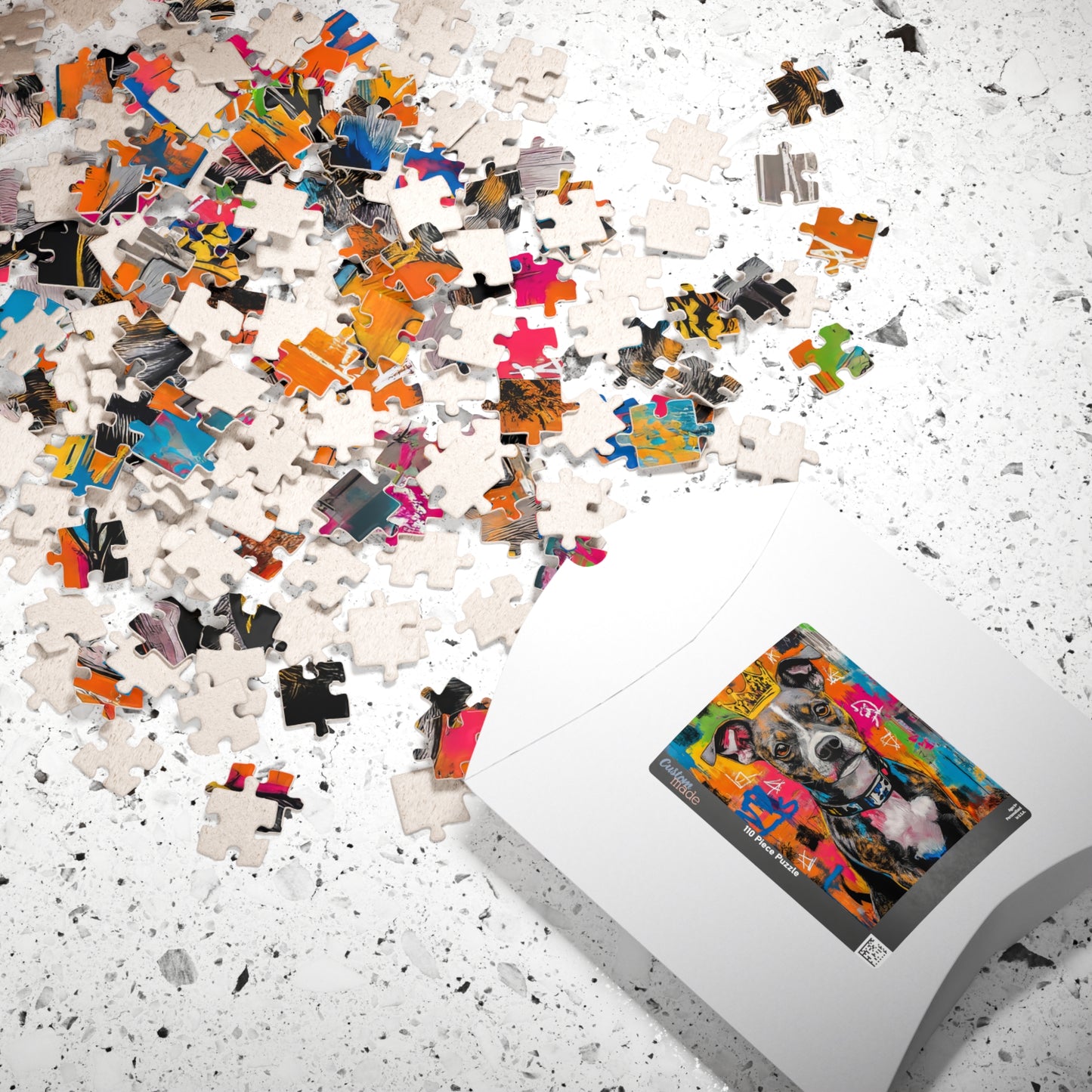 ๐ Graffiti Pup Puzzle โ Street King Edition ๐จ๐ถ