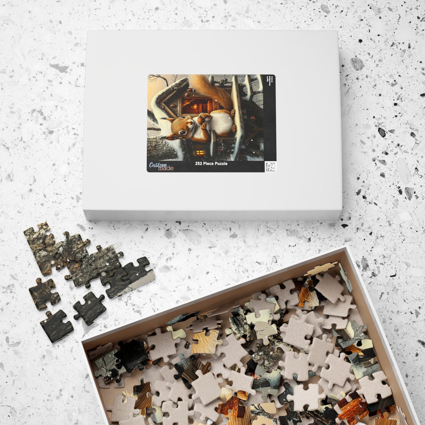 π₯ Winter Cozy β Squirrel Cabin Puzzle βοΈ