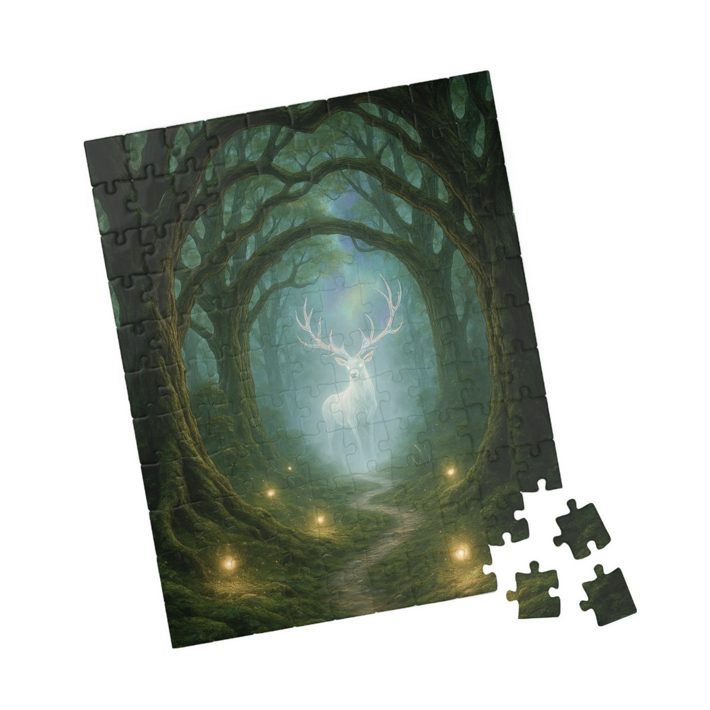 ๐ฆ The Path of Light โ Enchanted Forest Puzzle (Elegant Deer Edition) ๐ฒ