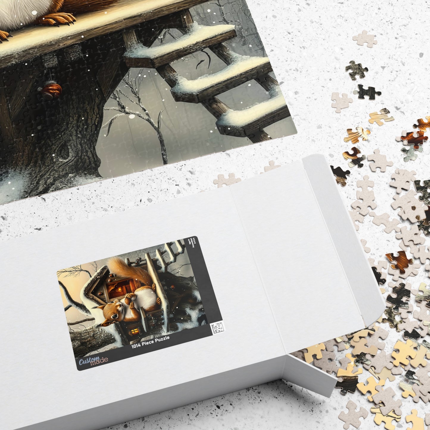 π₯ Winter Cozy β Squirrel Cabin Puzzle βοΈ