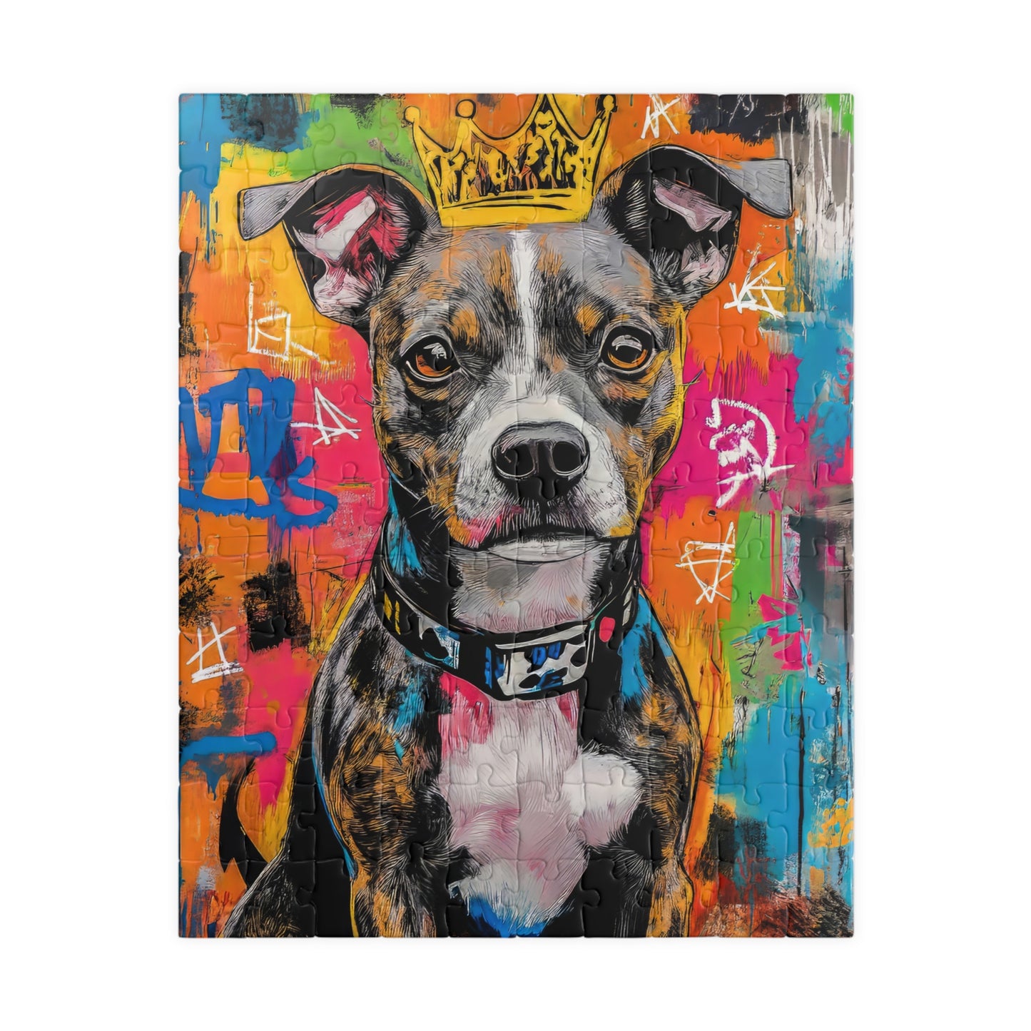 ๐ Graffiti Pup Puzzle โ Street King Edition ๐จ๐ถ