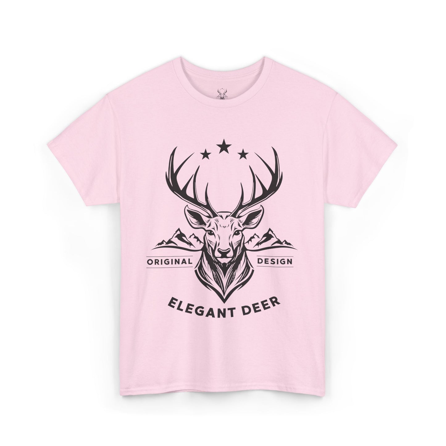 Elegant Deer Unisex Heavy Cotton T-shirt Supporter Collection Winter 2025