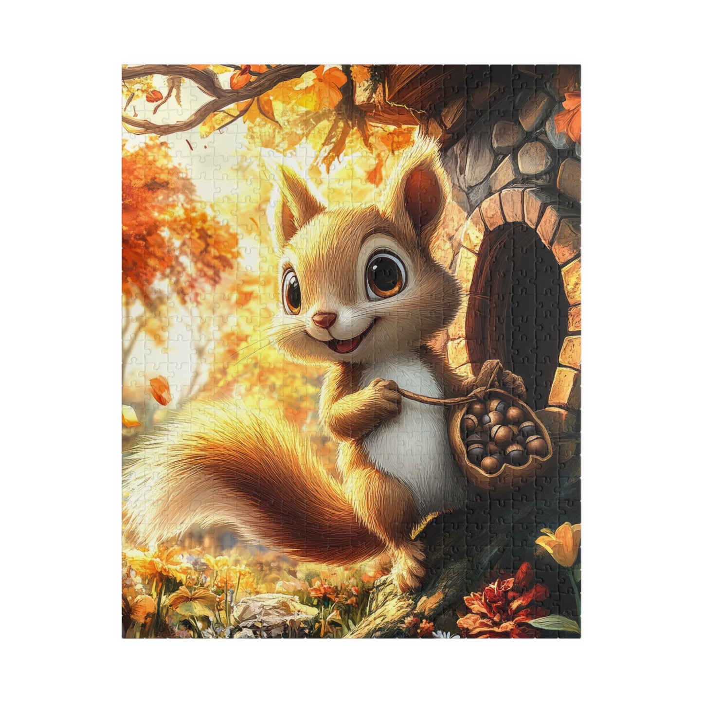 ๐ฟ๏ธ Autumn Gatherer โ Woodland Squirrel Puzzle ๐
