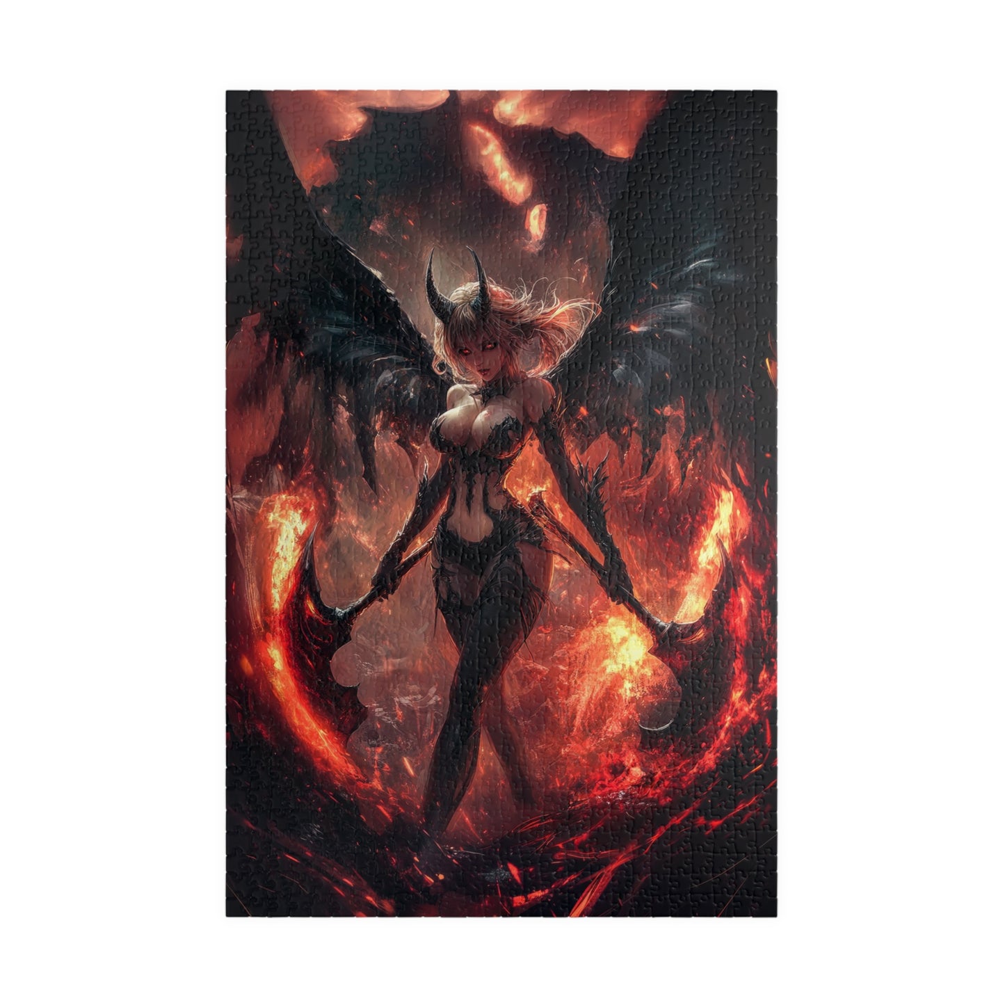 ๐ Infernal Demoness Puzzle โ Queen of Flame Edition ๐ฅ๐ก๏ธ