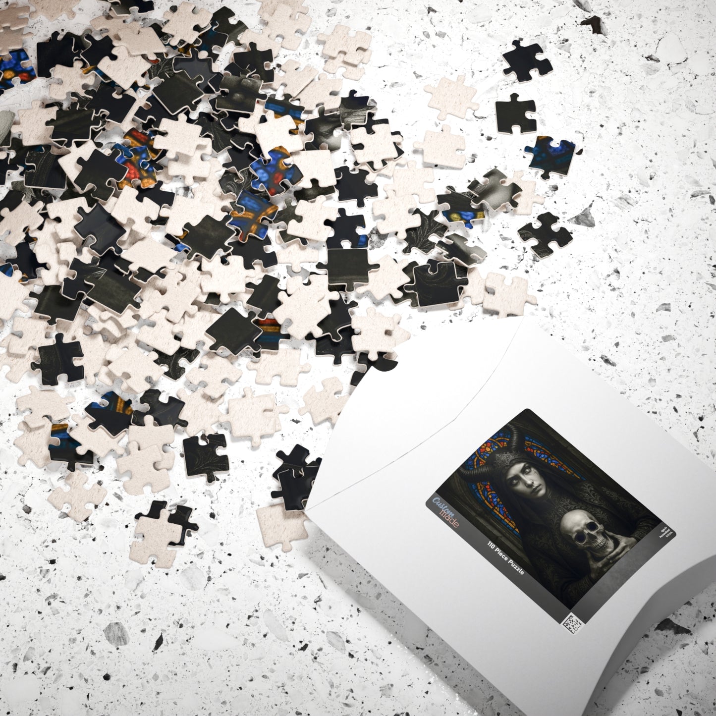 ๐ Gothic Horned Nun Puzzle โ Dark Elegance Edition ๐น