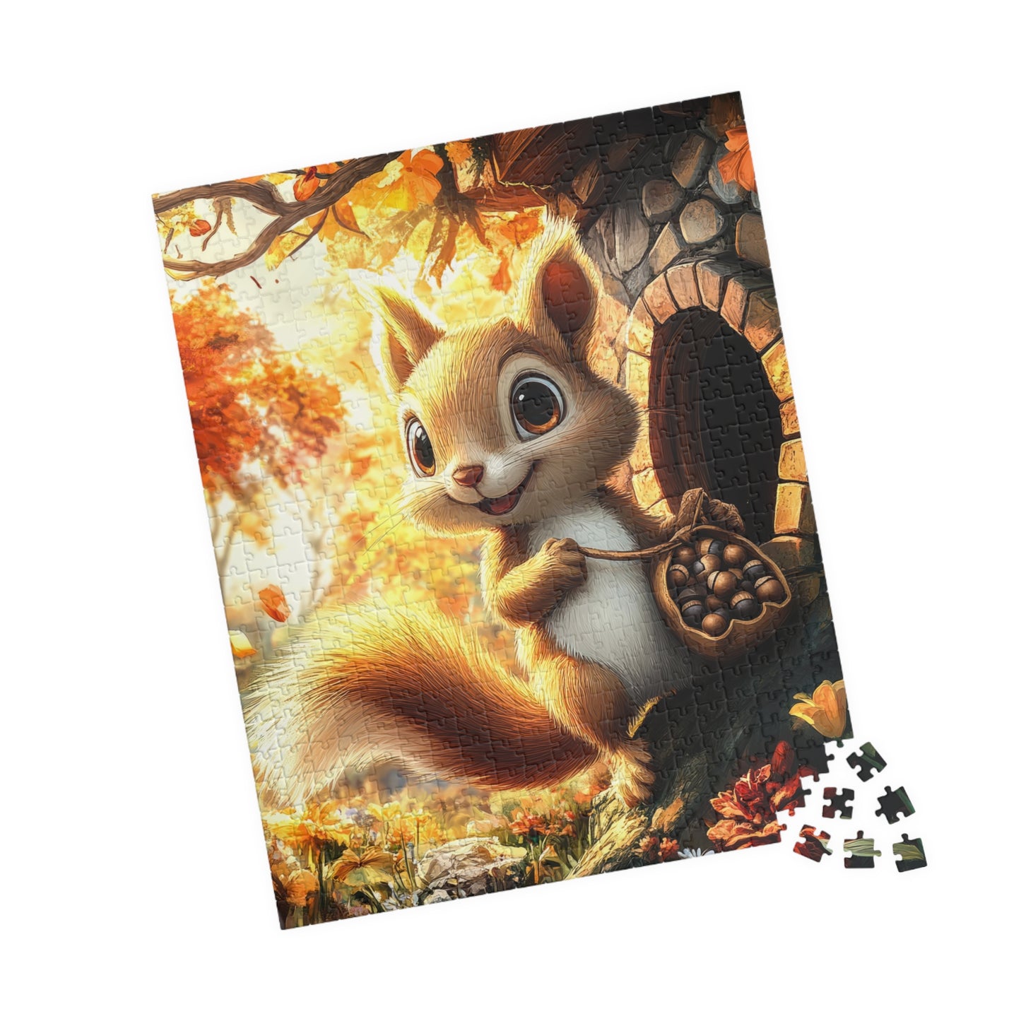 ๐ฟ๏ธ Autumn Gatherer โ Woodland Squirrel Puzzle ๐