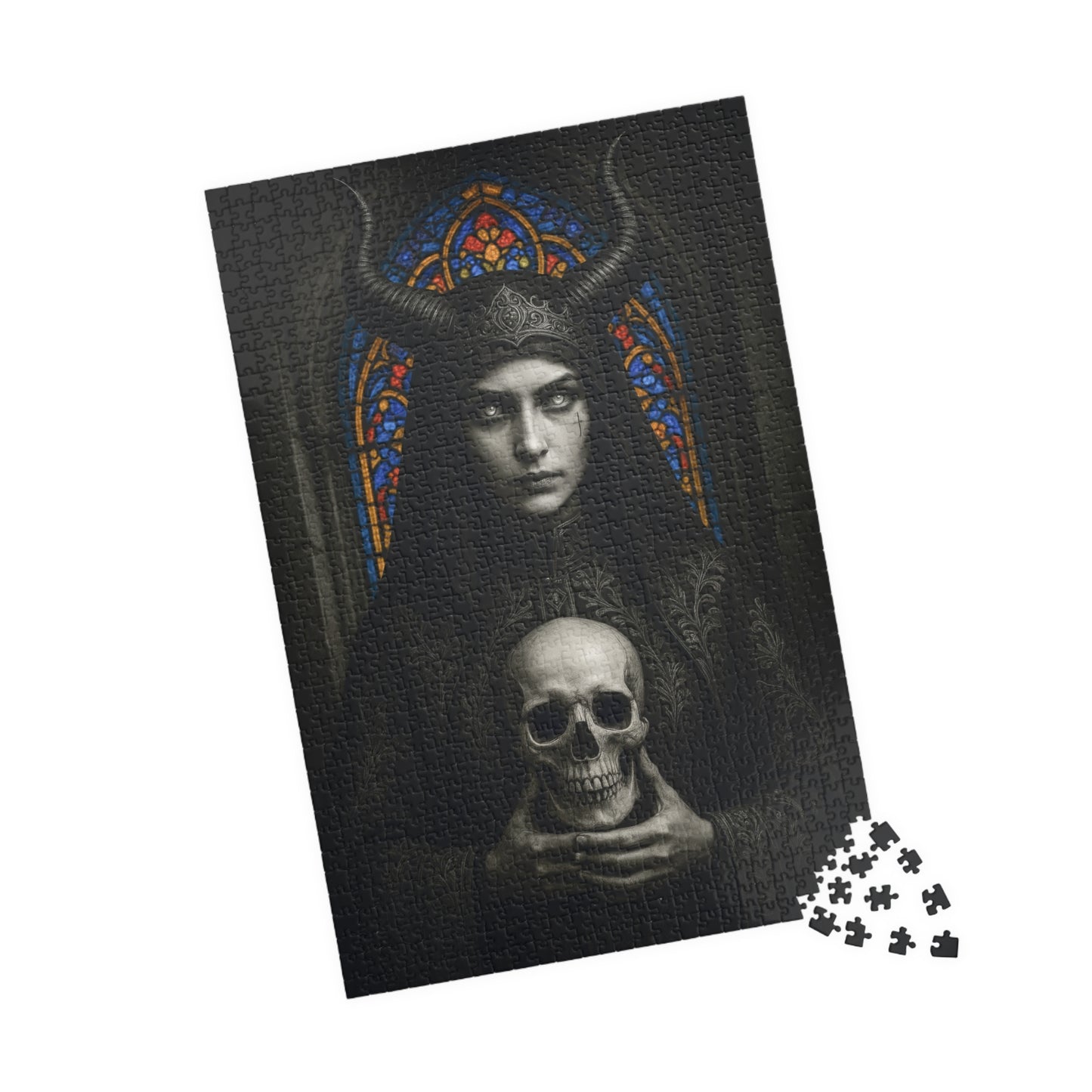 ๐ Gothic Horned Nun Puzzle โ Dark Elegance Edition ๐น