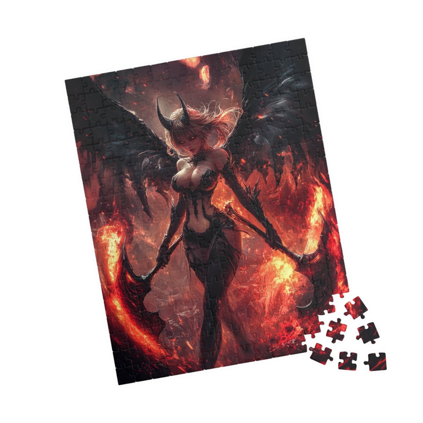 ๐ Infernal Demoness Puzzle โ Queen of Flame Edition ๐ฅ๐ก๏ธ