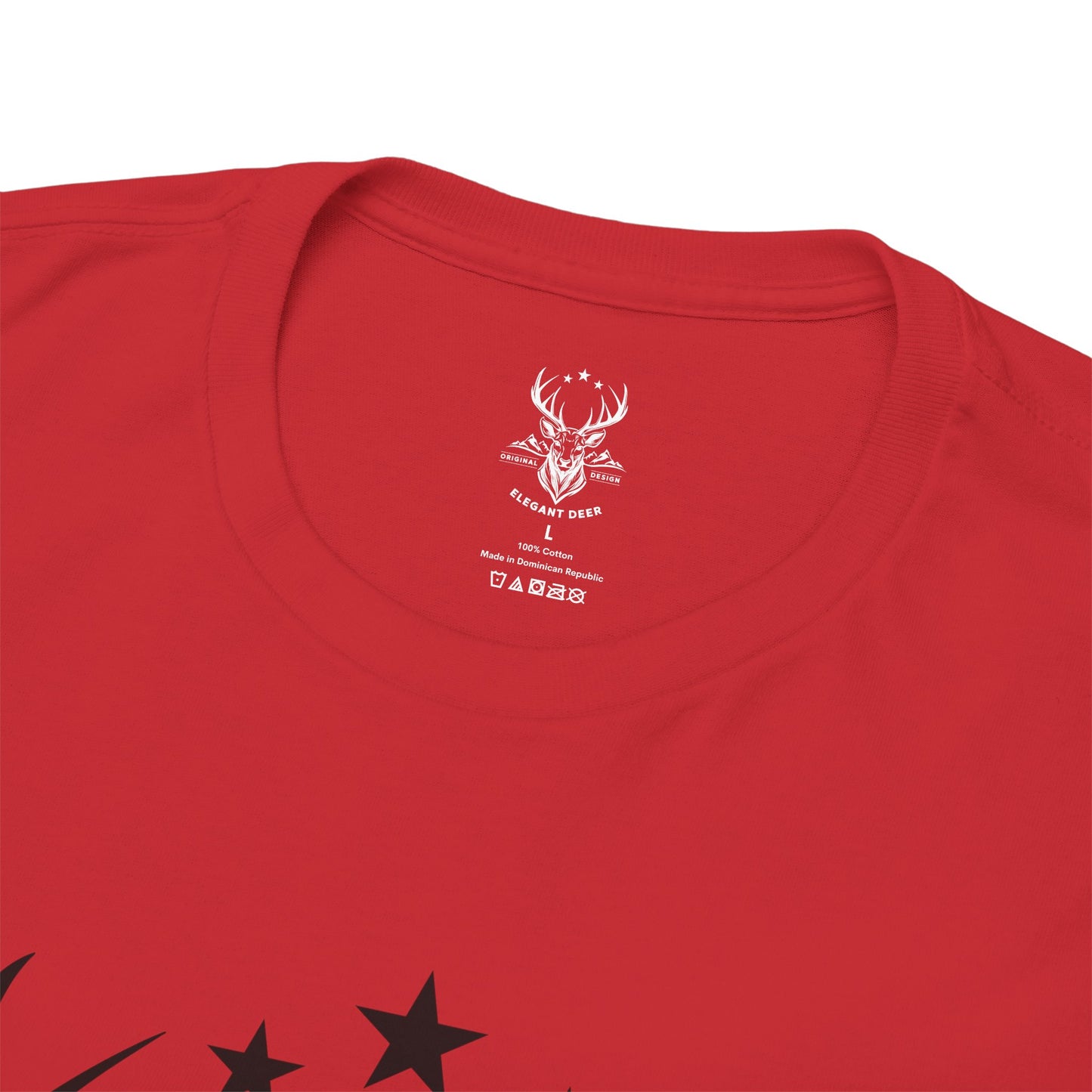 Elegant Deer Unisex Heavy Cotton T-shirt Supporter Collection Winter 2025