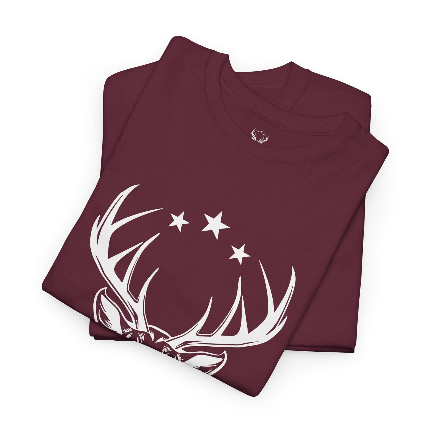 Elegant Deer Unisex Heavy Cotton T-shirt Supporter Collection Winter 2025