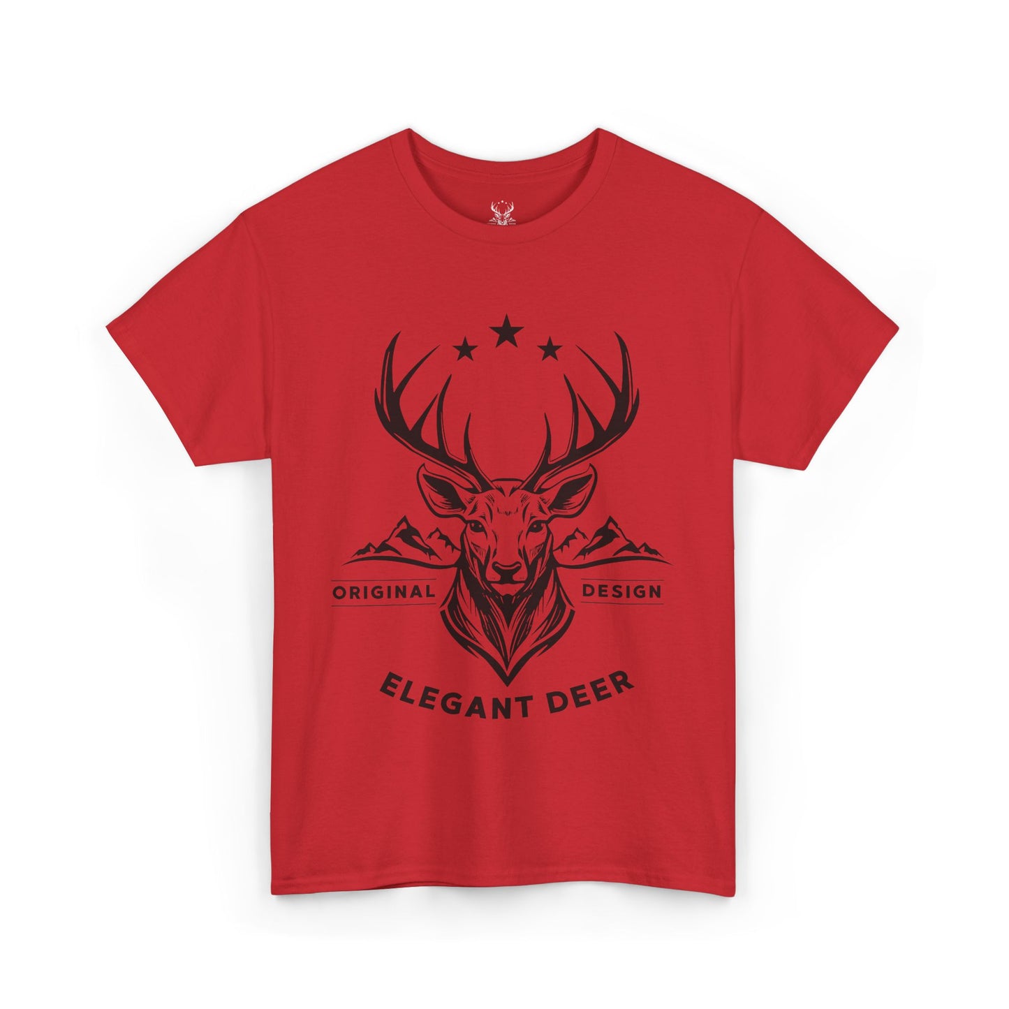 Elegant Deer Unisex Heavy Cotton T-shirt Supporter Collection Winter 2025