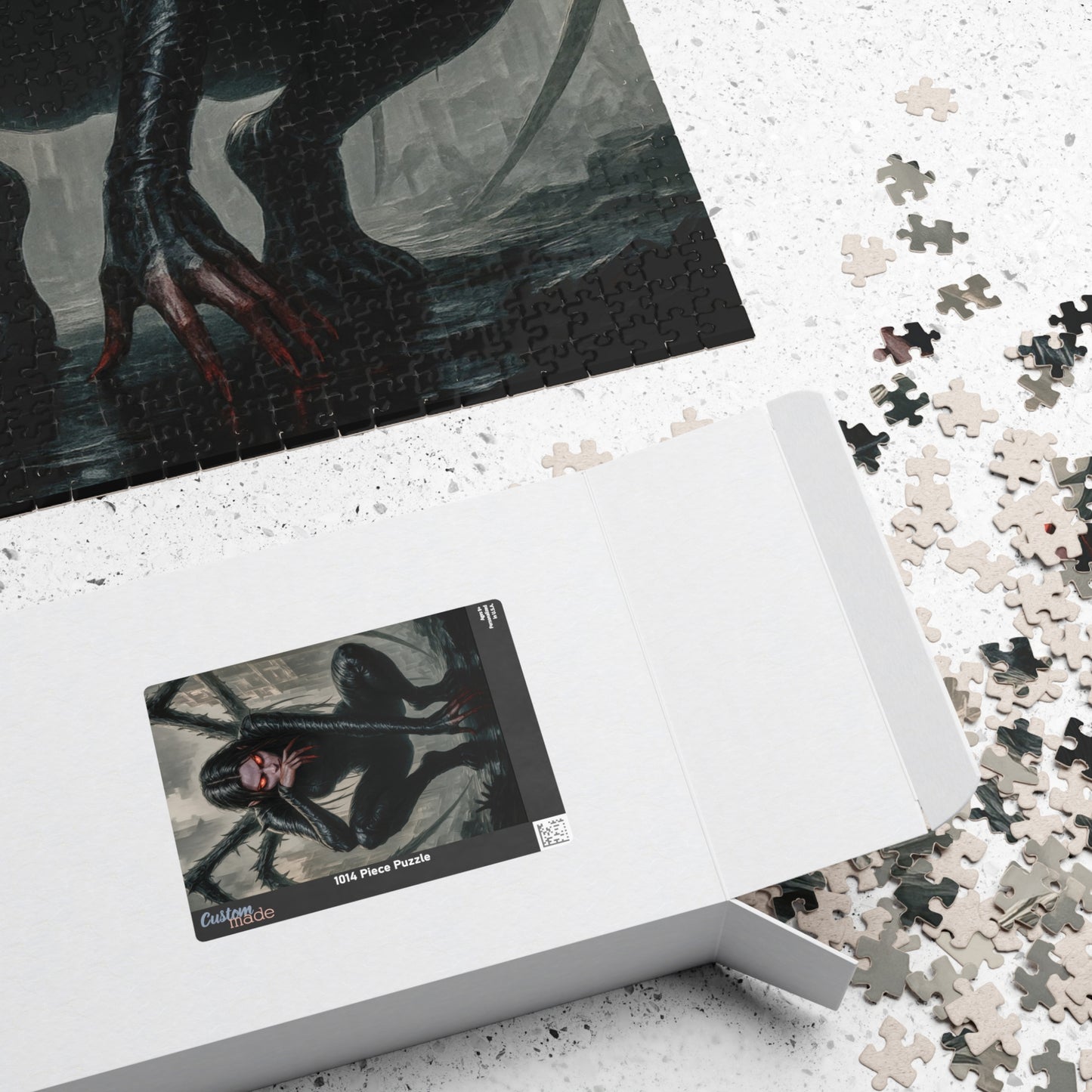 ๐ท๏ธ Cyber Spider Queen Puzzle โ Dark Futurism Edition ๐ฅ