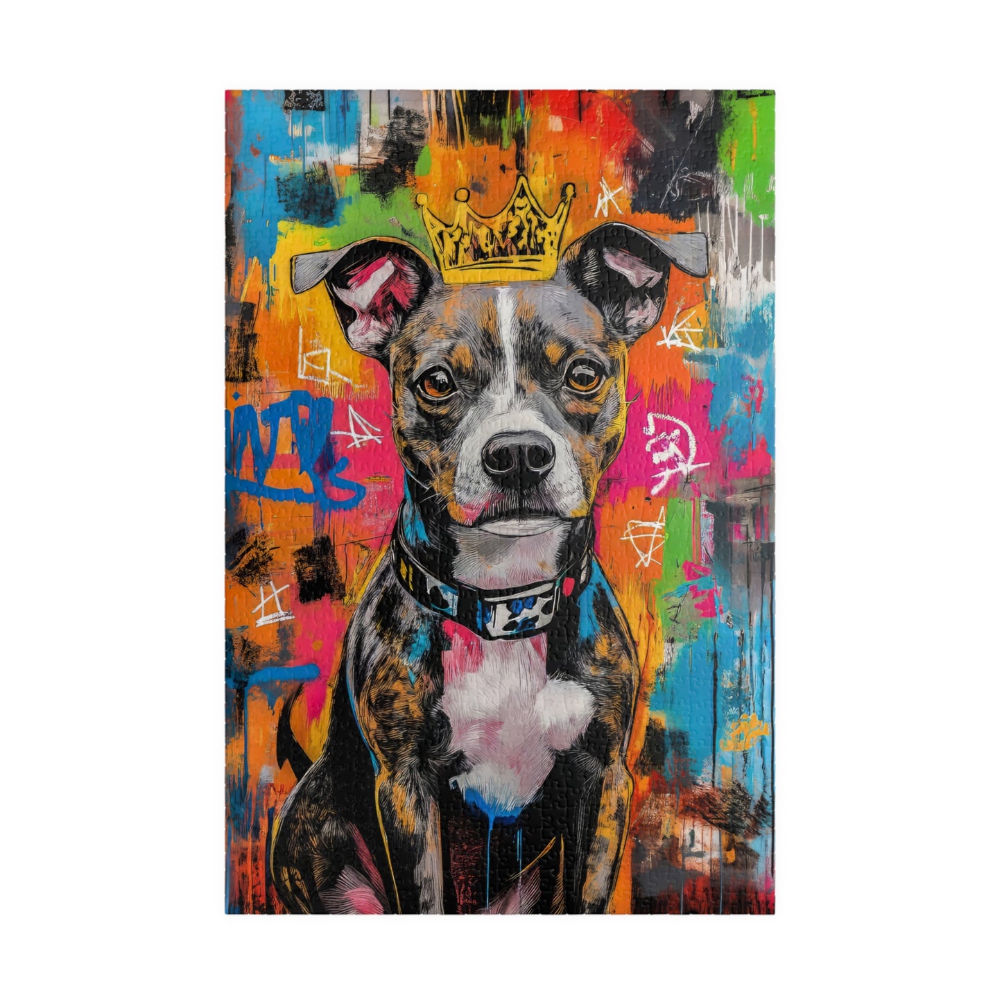 ๐ Graffiti Pup Puzzle โ Street King Edition ๐จ๐ถ