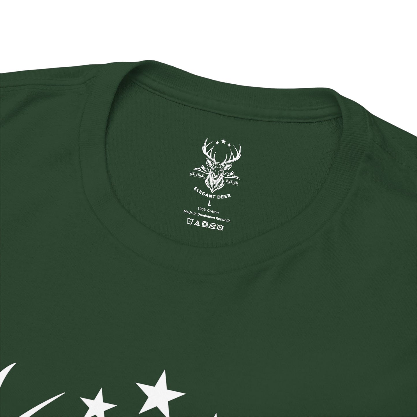 Elegant Deer Unisex Heavy Cotton T-shirt Supporter Collection Winter 2025