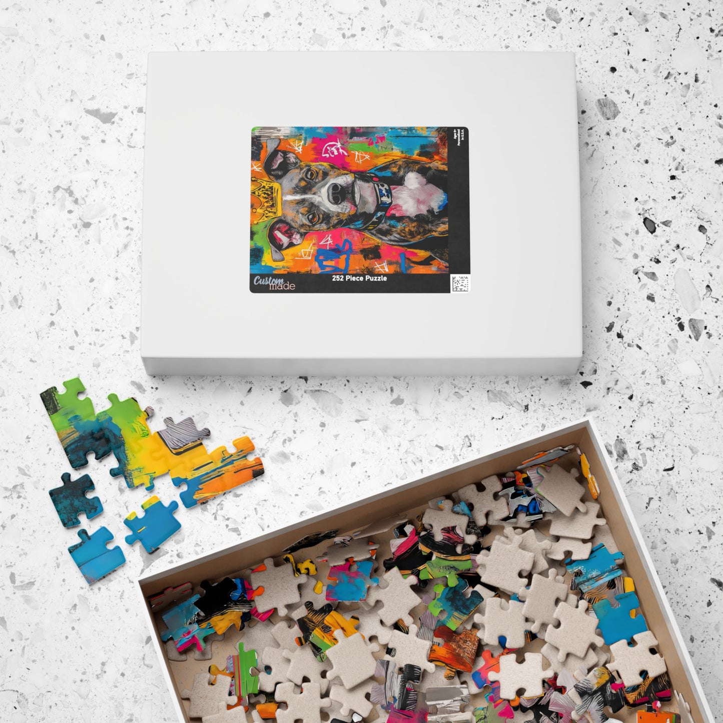 ๐ Graffiti Pup Puzzle โ Street King Edition ๐จ๐ถ