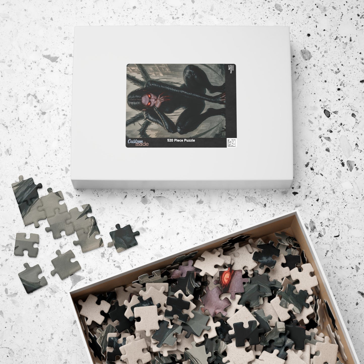 ๐ท๏ธ Cyber Spider Queen Puzzle โ Dark Futurism Edition ๐ฅ