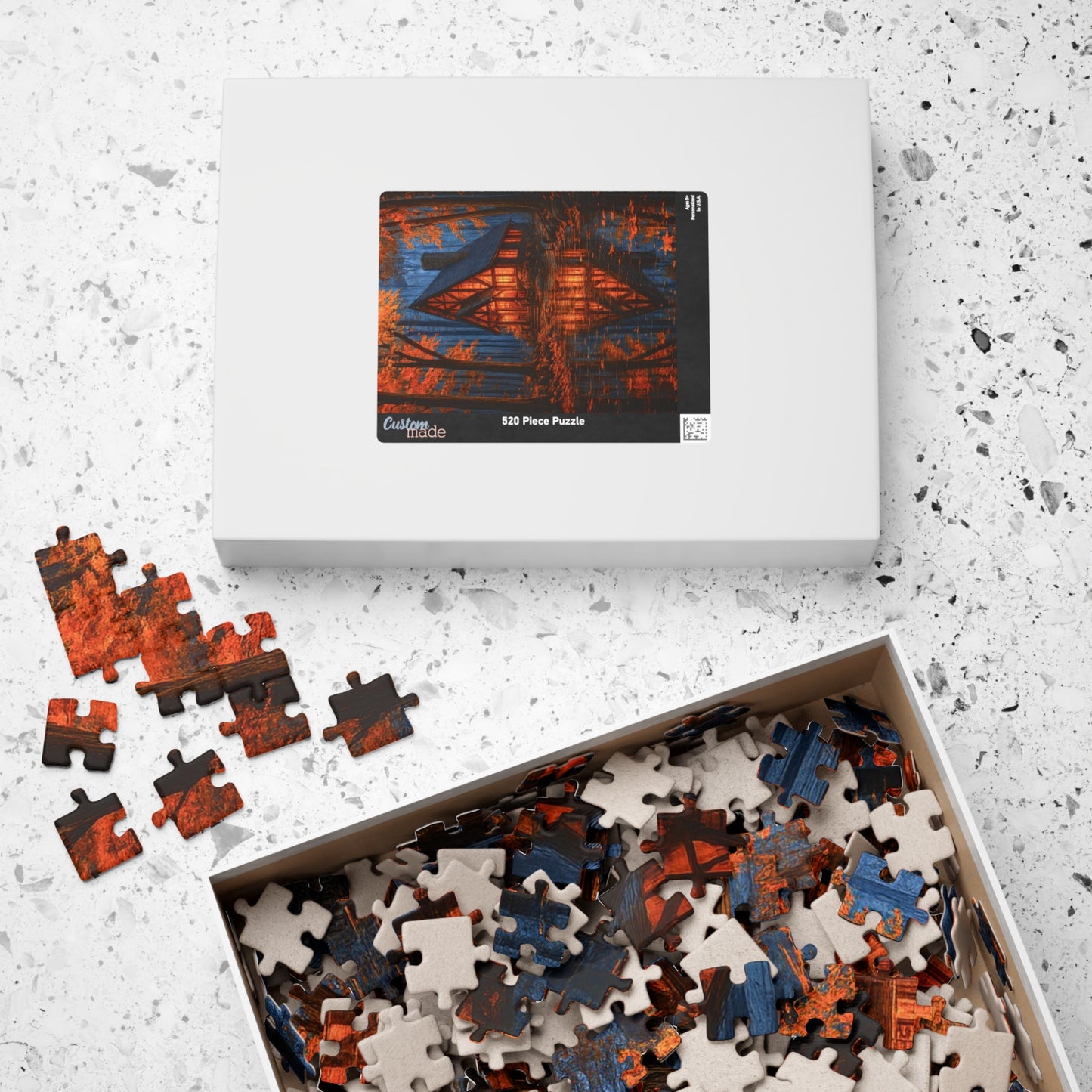 π Autumn Glow Puzzle β Cabin in the Golden Forest π²π‘