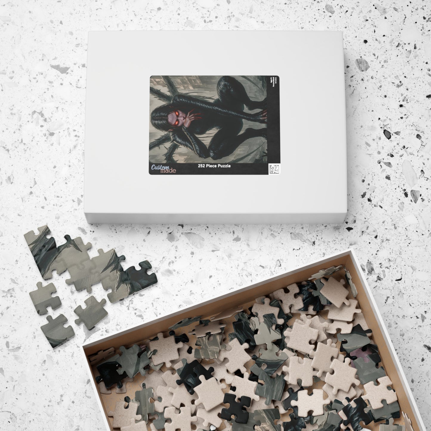 ๐ท๏ธ Cyber Spider Queen Puzzle โ Dark Futurism Edition ๐ฅ