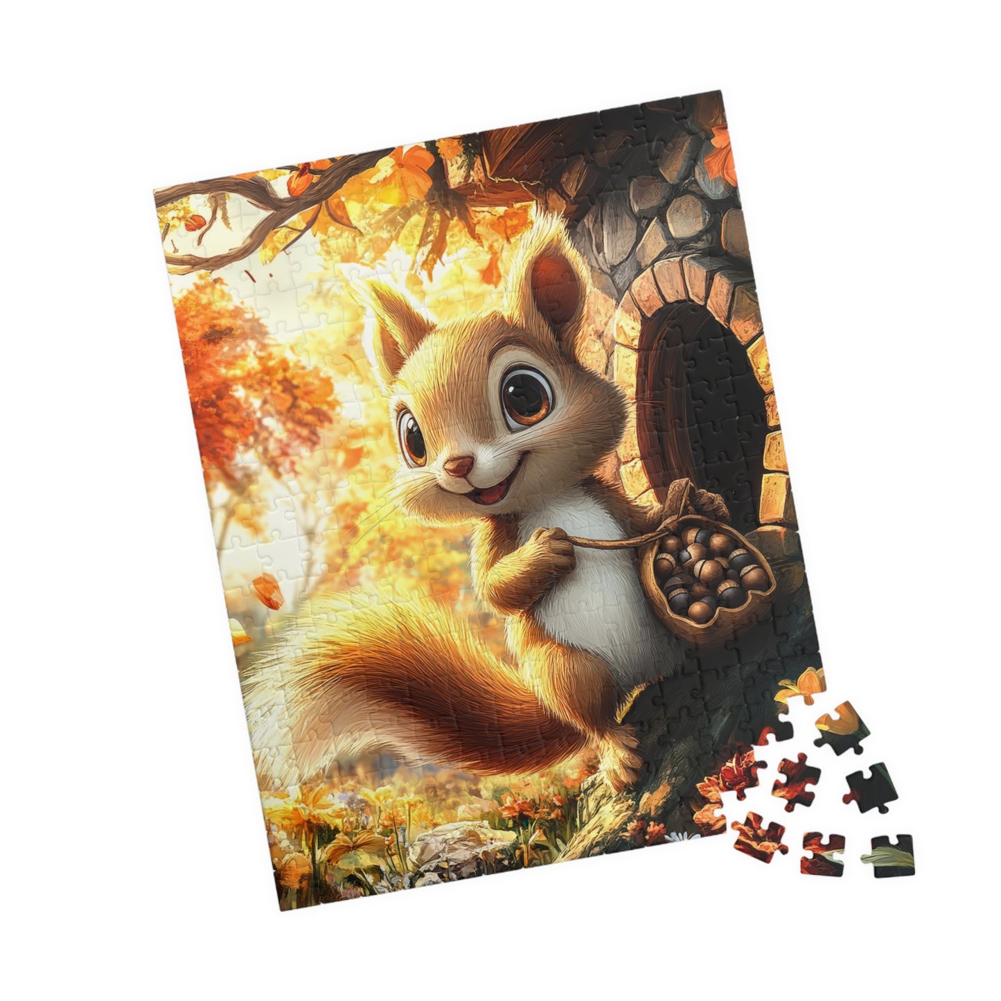 ๐ฟ๏ธ Autumn Gatherer โ Woodland Squirrel Puzzle ๐