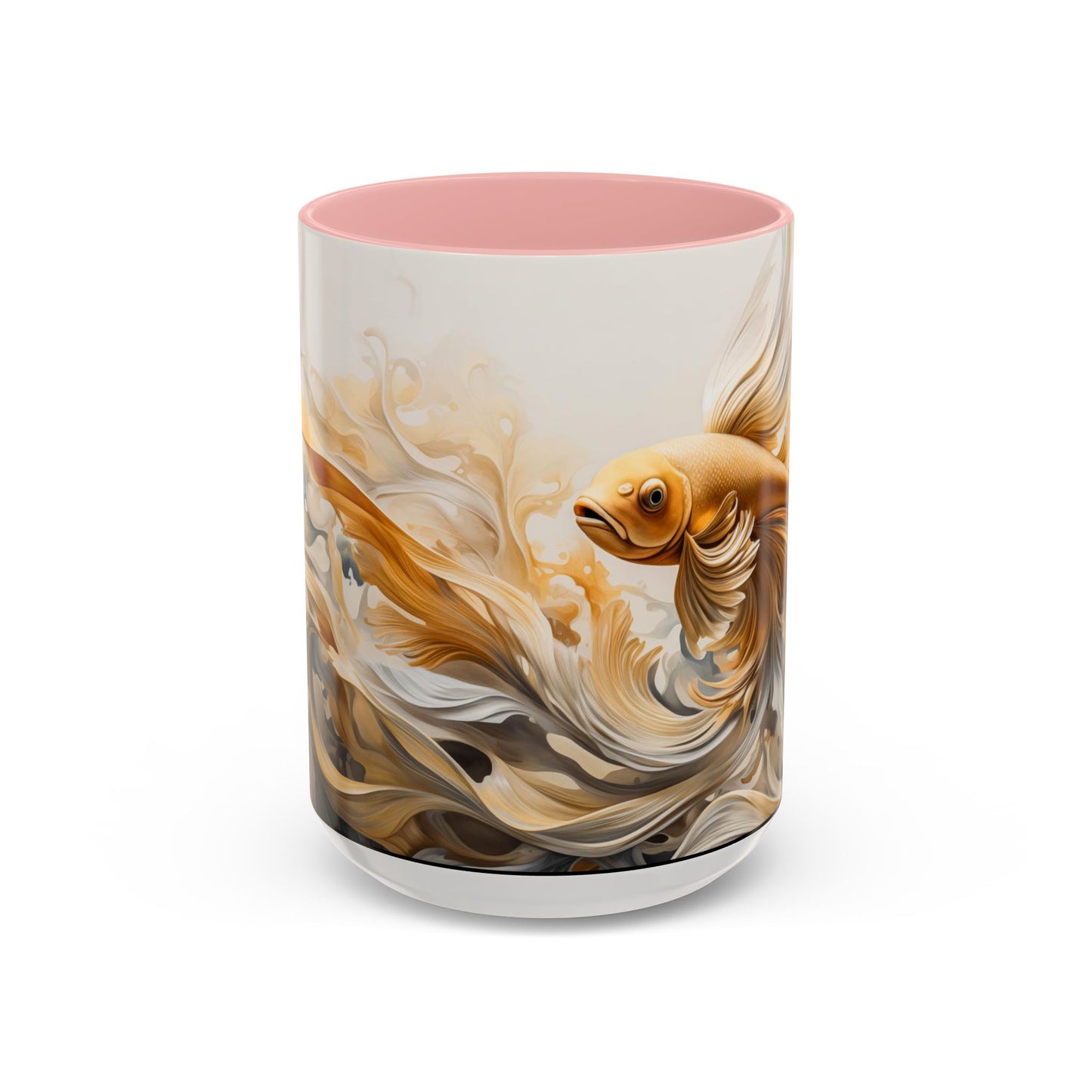 Gold Koi Carp Coffee Mug