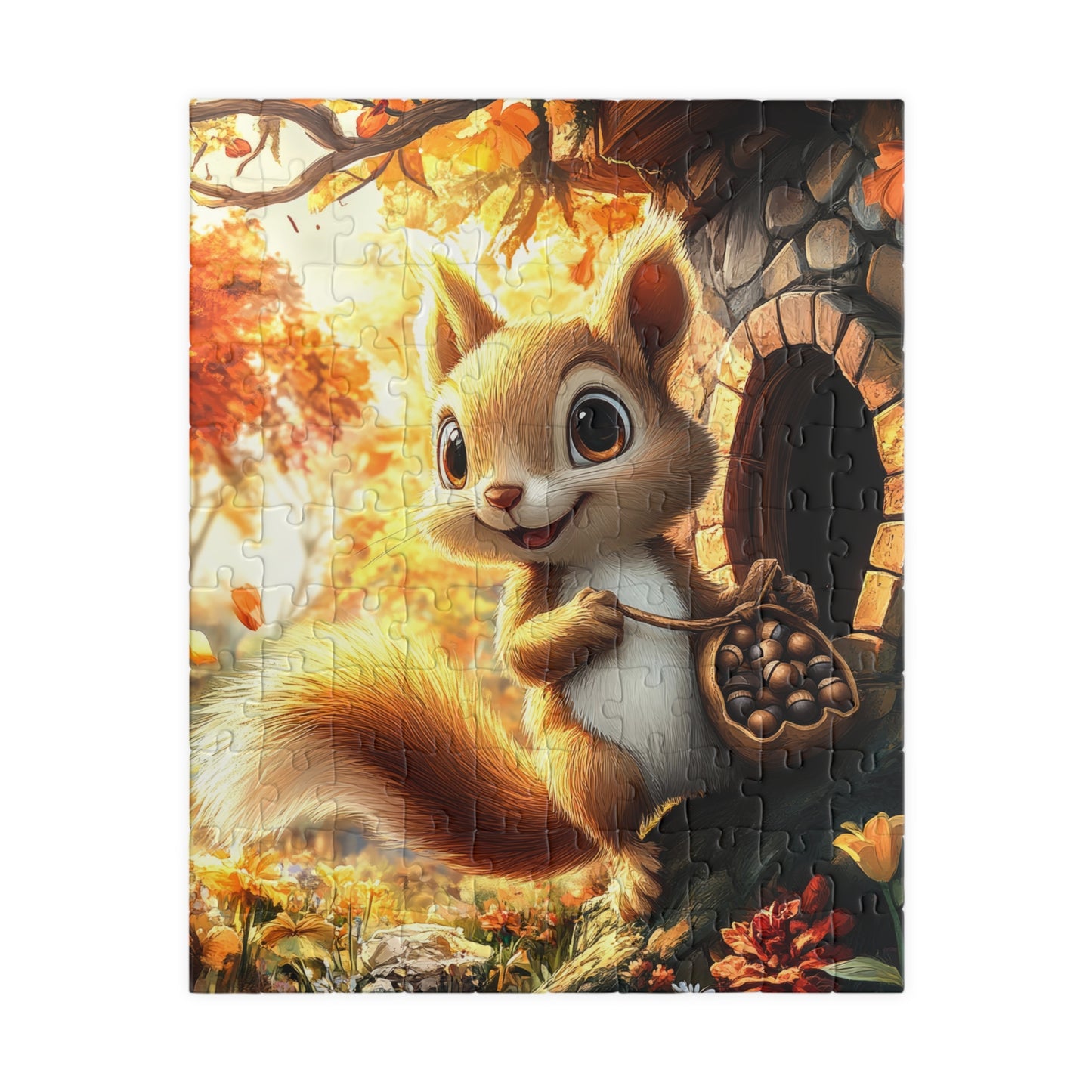 ๐ฟ๏ธ Autumn Gatherer โ Woodland Squirrel Puzzle ๐