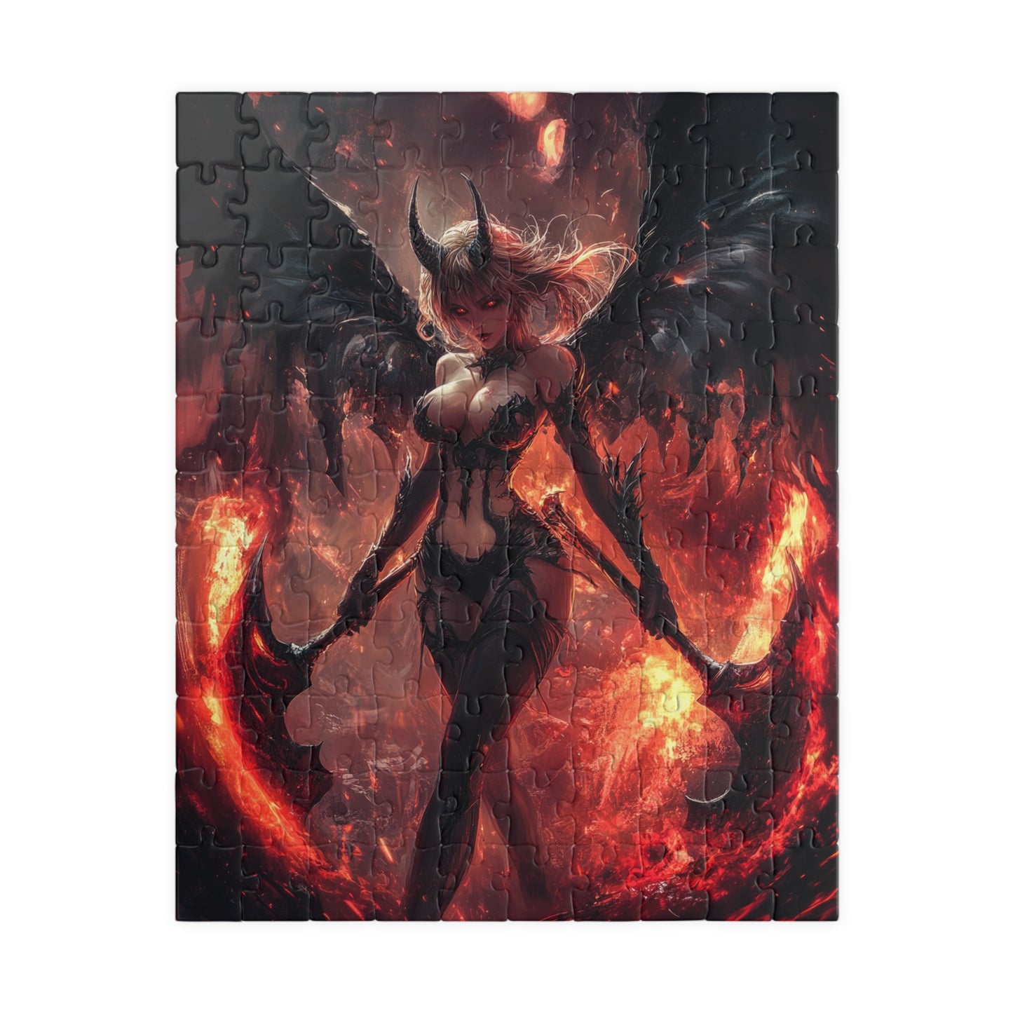 ๐ Infernal Demoness Puzzle โ Queen of Flame Edition ๐ฅ๐ก๏ธ