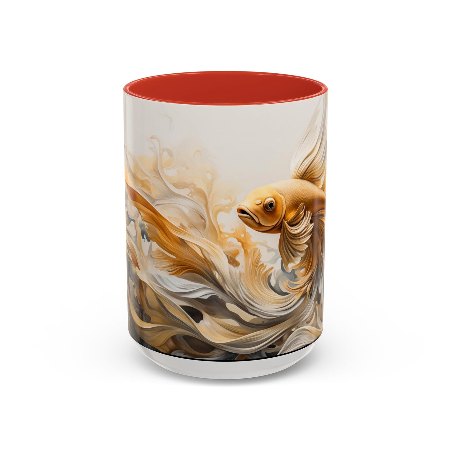 Gold Koi Carp Coffee Mug