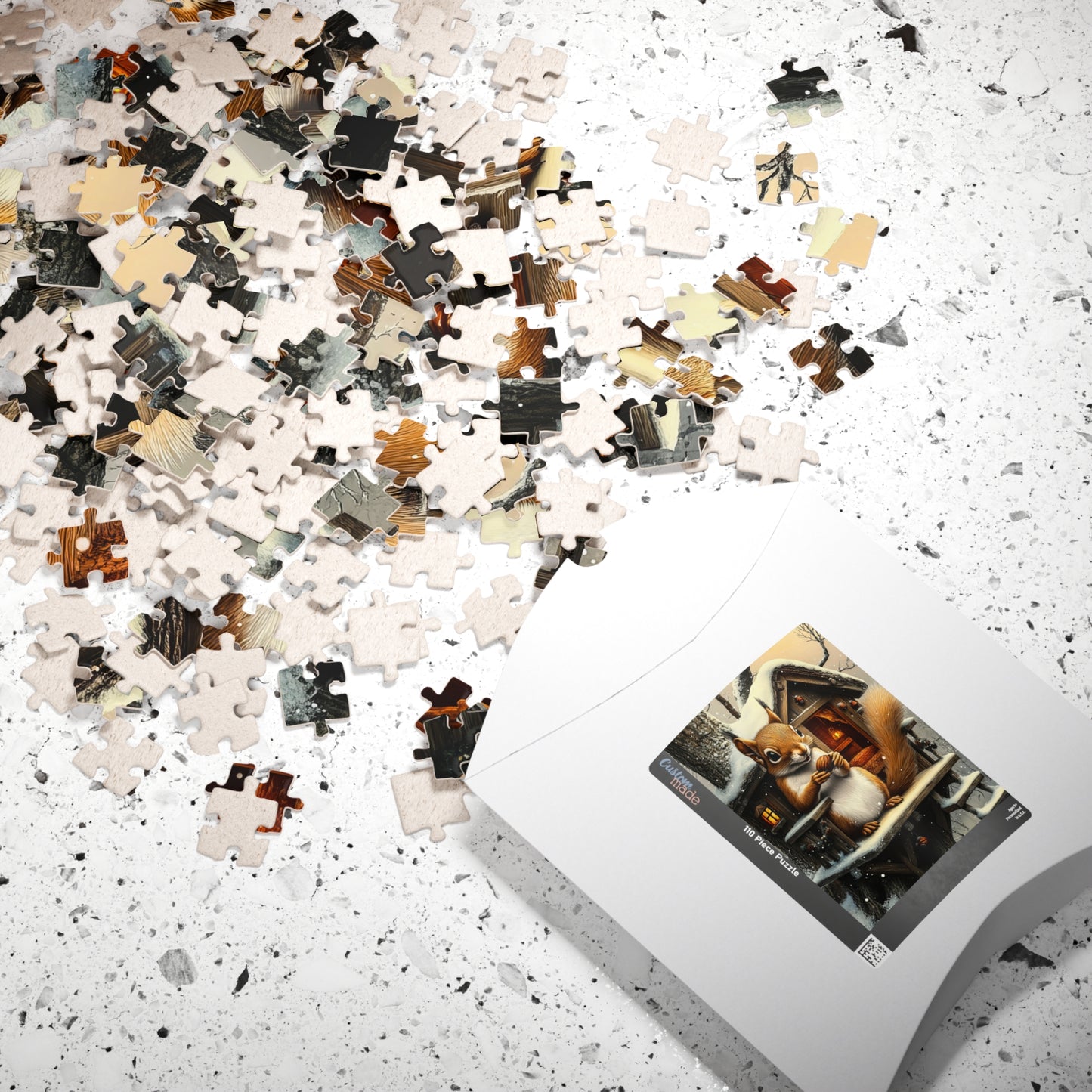 π₯ Winter Cozy β Squirrel Cabin Puzzle βοΈ