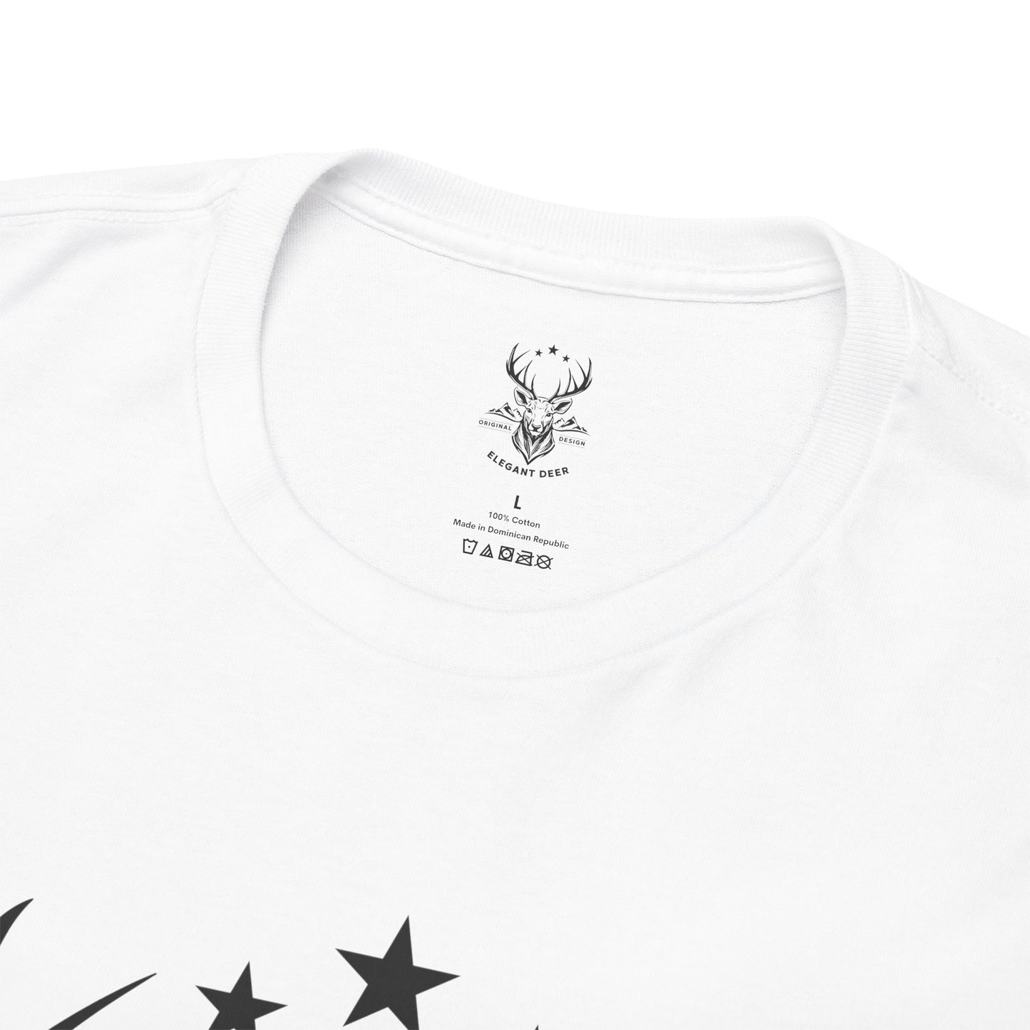 Elegant Deer Unisex Heavy Cotton T-shirt Supporter Collection Winter 2025
