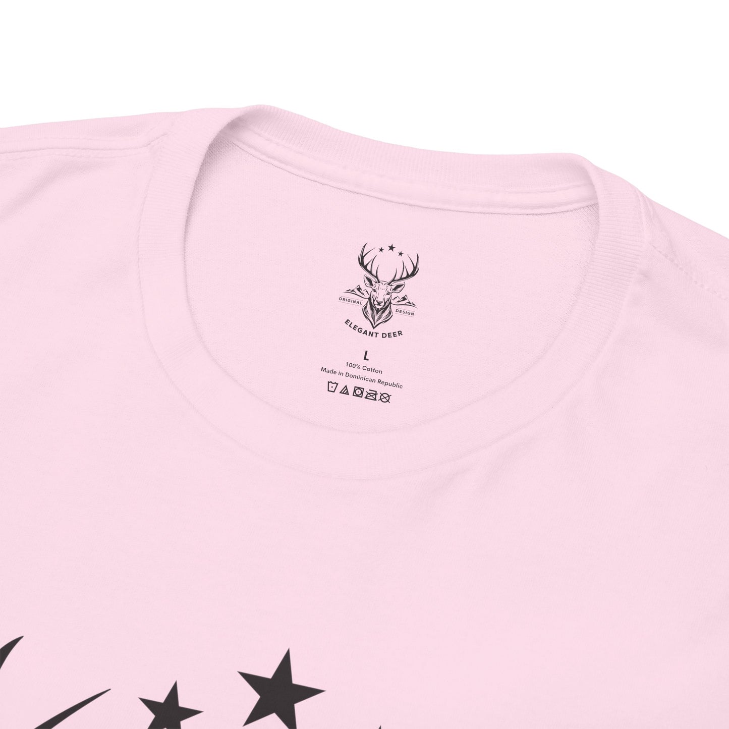 Elegant Deer Unisex Heavy Cotton T-shirt Supporter Collection Winter 2025