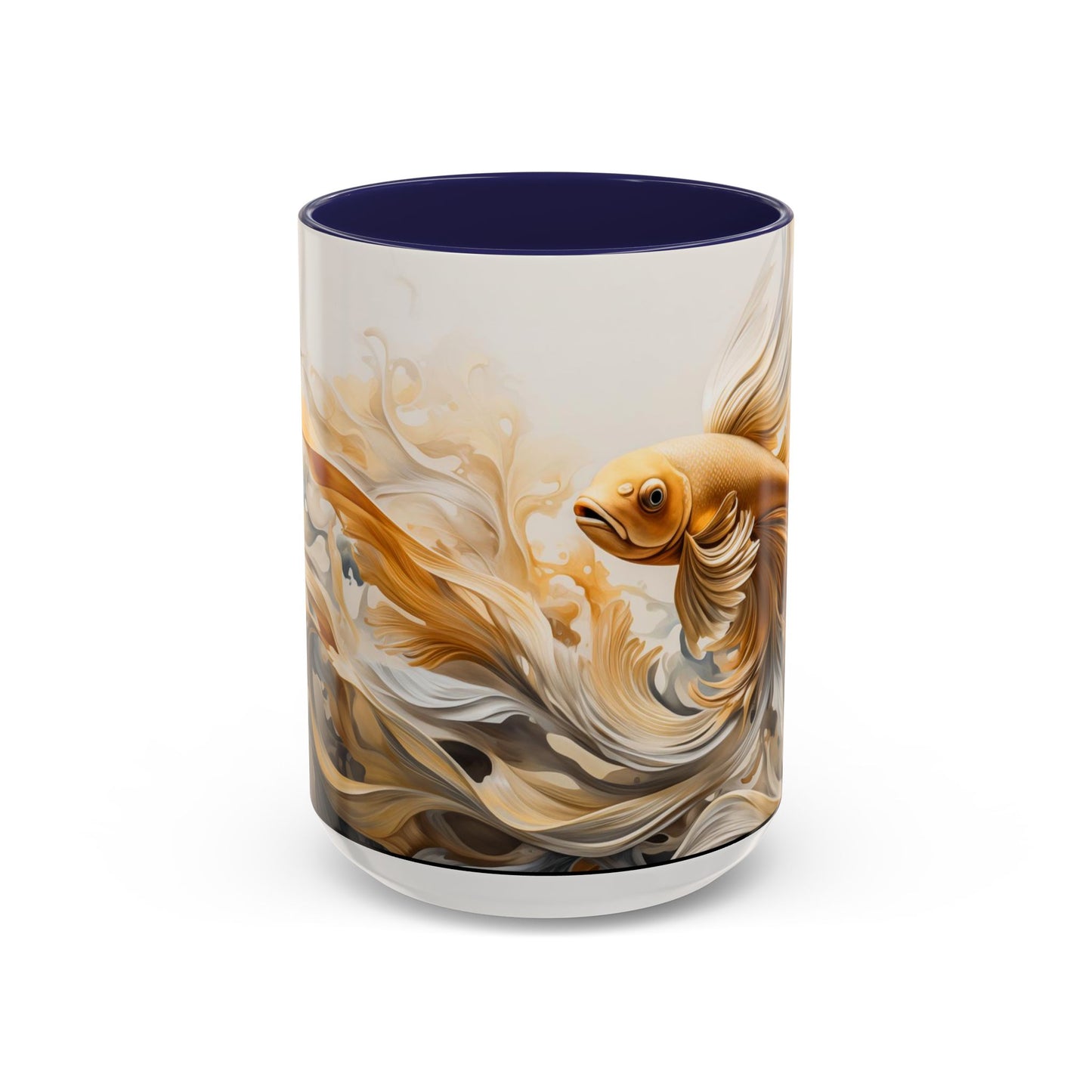 Gold Koi Carp Coffee Mug