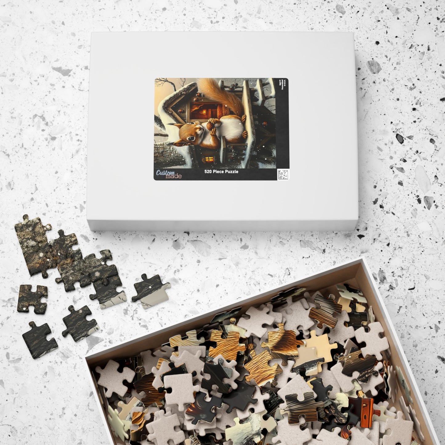 π₯ Winter Cozy β Squirrel Cabin Puzzle βοΈ