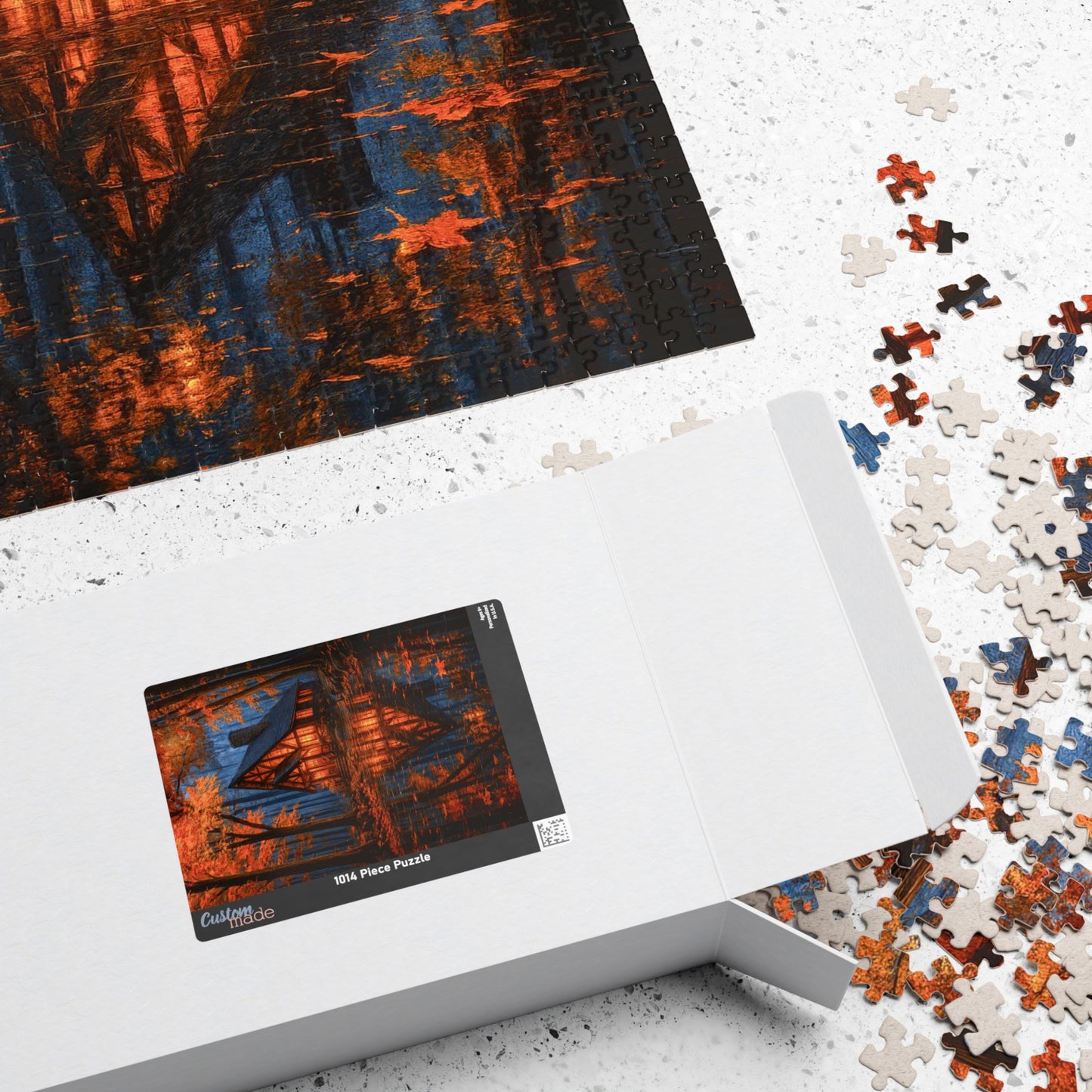 π Autumn Glow Puzzle β Cabin in the Golden Forest π²π‘