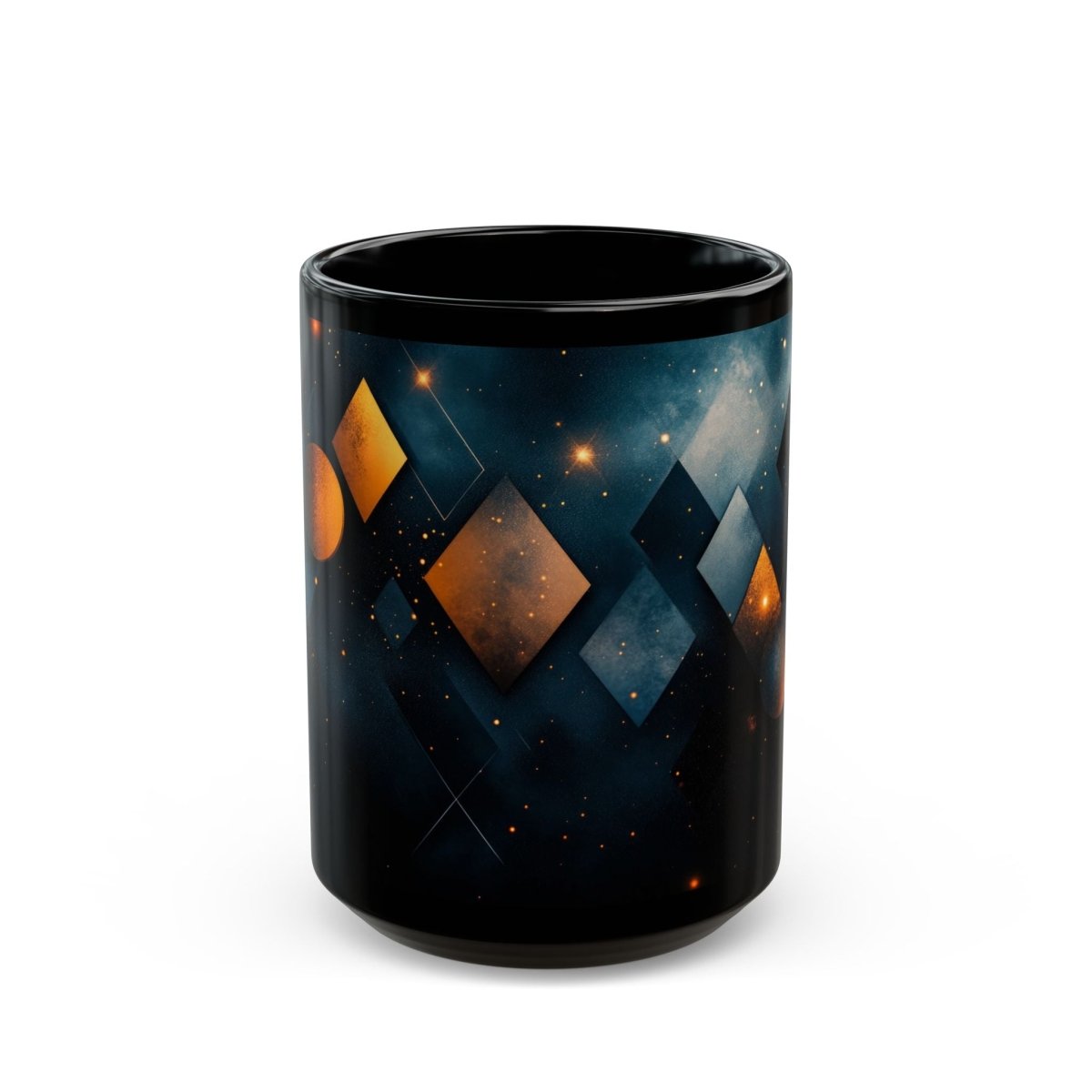 Abstract Geometry Mug – Modern Elegance in Every Sip 15oz - Elegant Deer