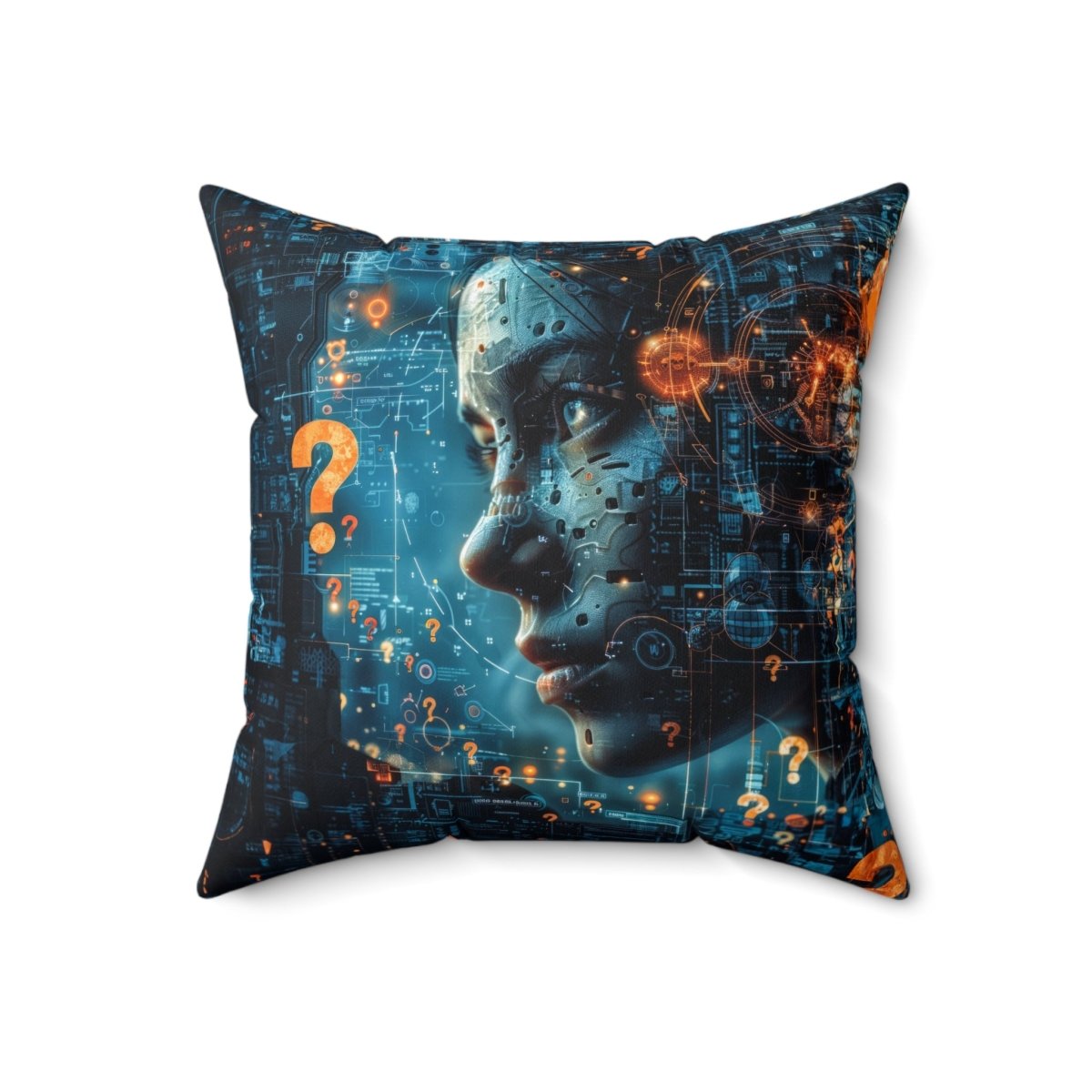 AI - Inspired Tech Pillow - Elegant Deer