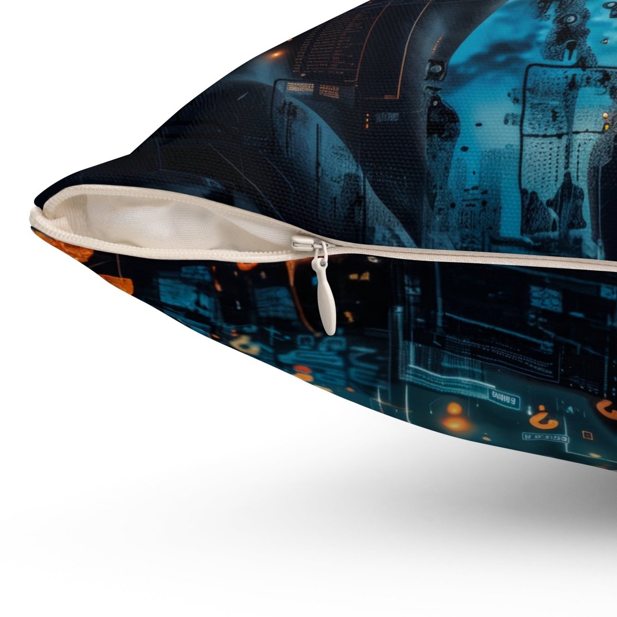 AI - Inspired Tech Pillow - Elegant Deer