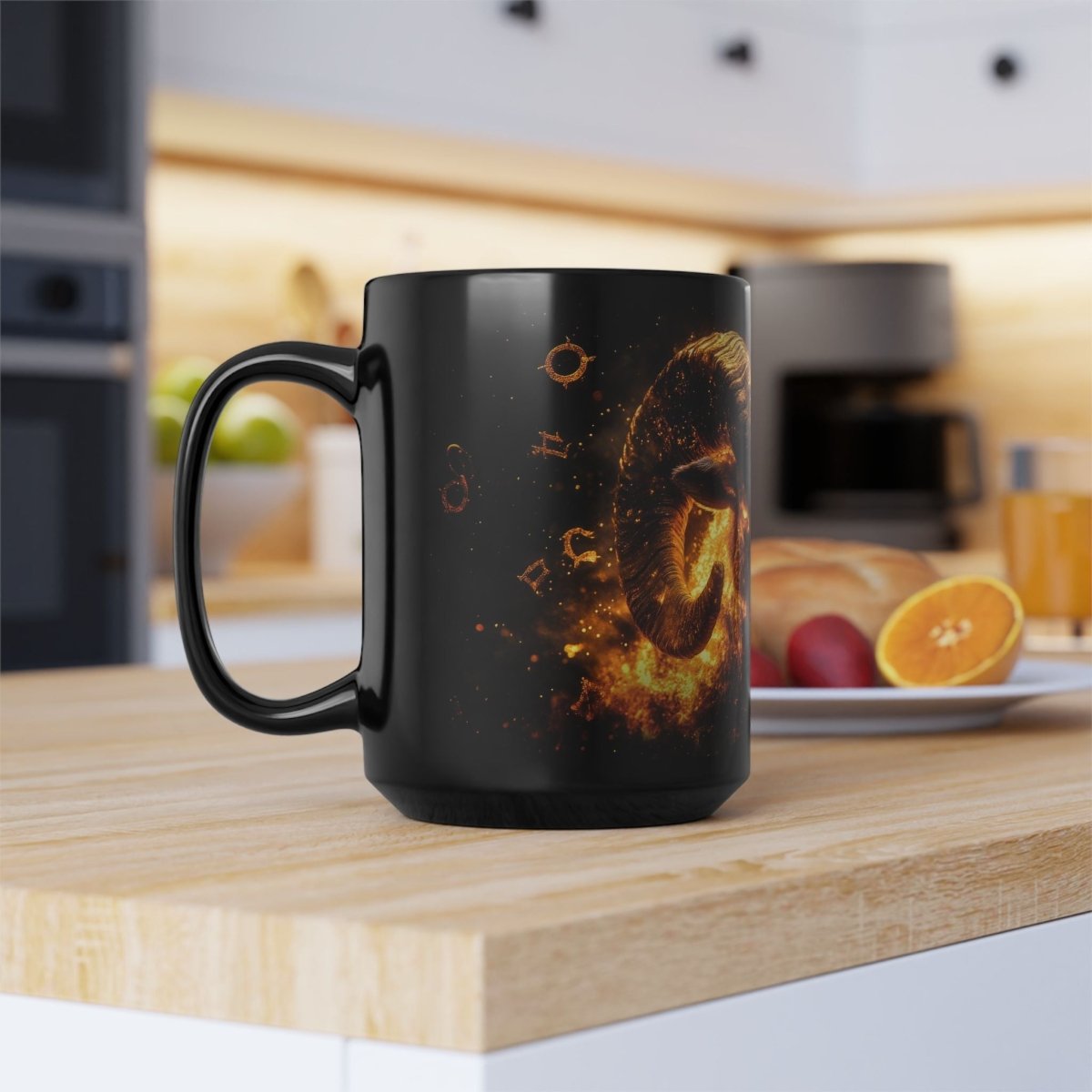 โ Aries โ The Fiery Ram Zodiac Mug โ - Elegant Deer