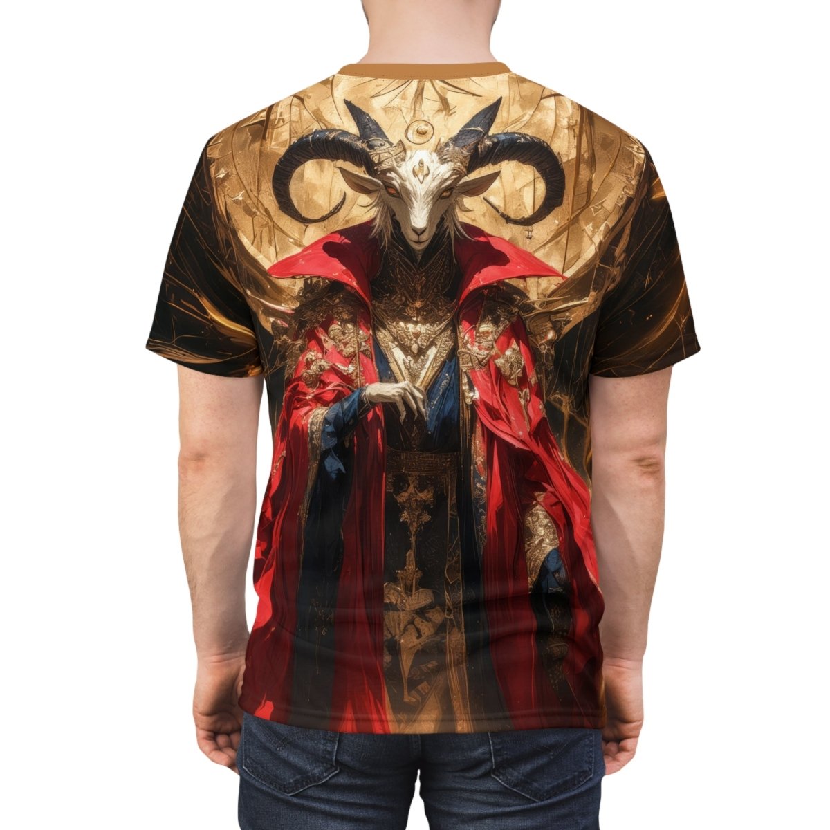 Aries Zodiac T-Shirt (AOP) - Elegant Deer