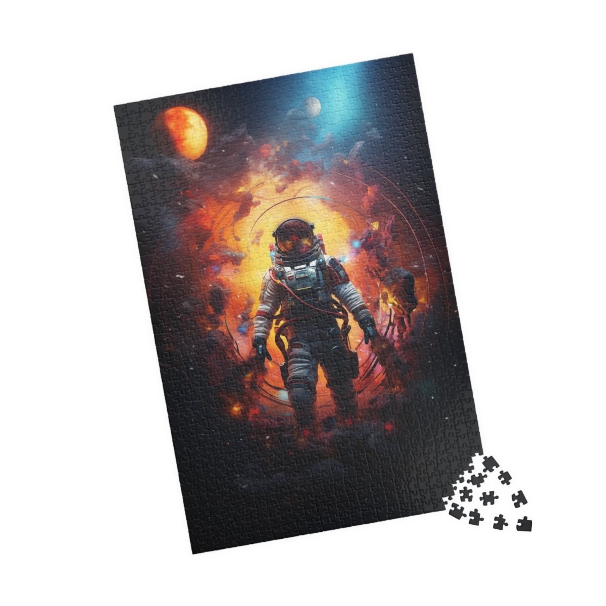 Astronaut portal to the nebula Jigsaw Puzzle - Elegant Deer