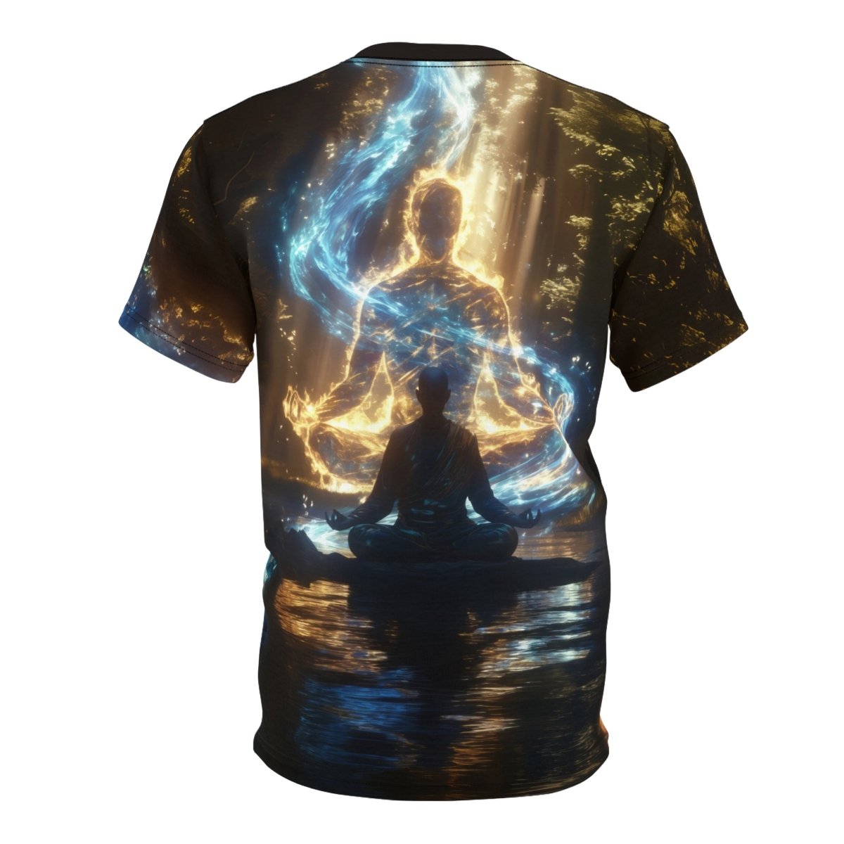 "Balance of Elements: Yin - Yang Meditation AOP T-Shirt" - Elegant Deer