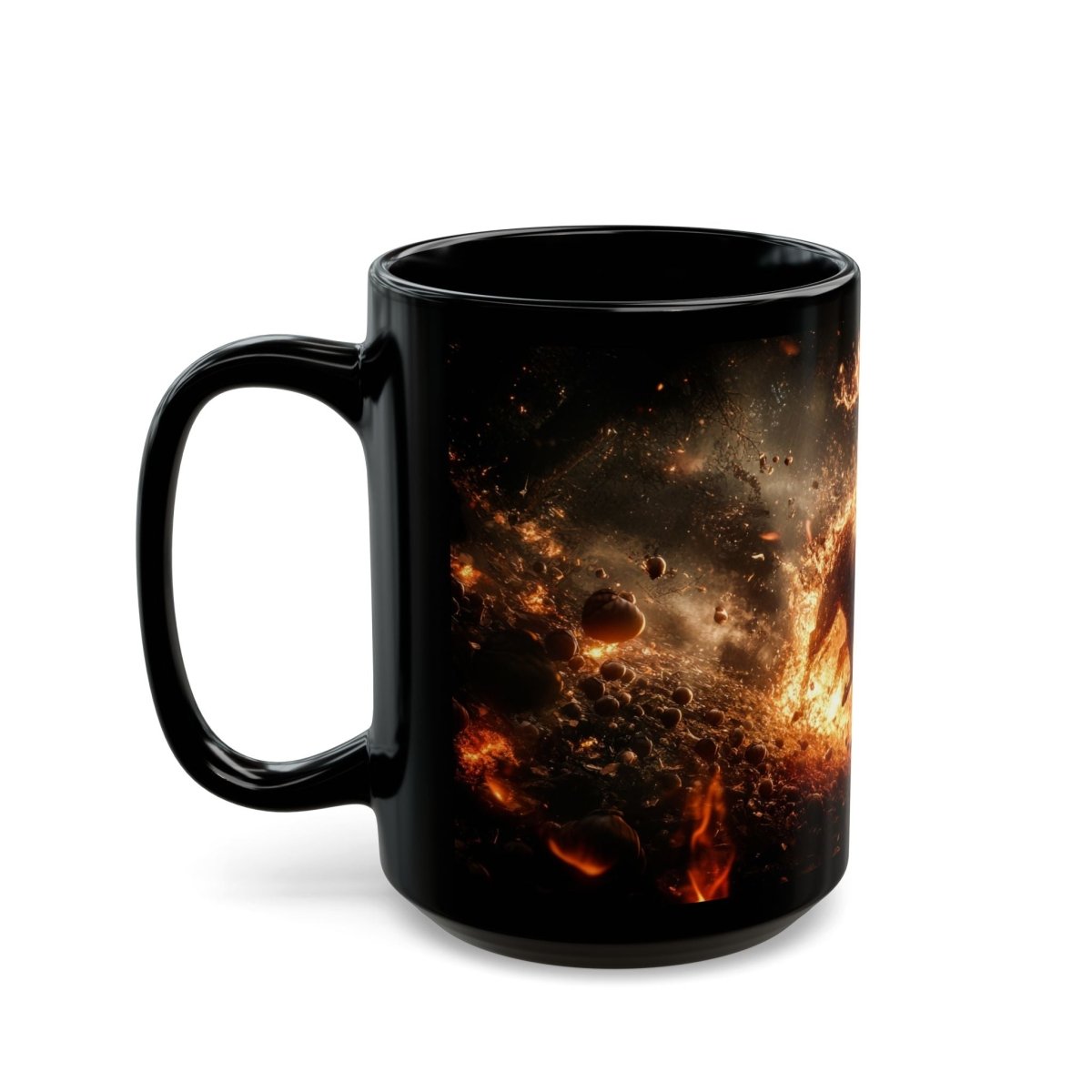 🦌 Battle Stag – Wrath of the Forest Mug 🔥 - Elegant Deer