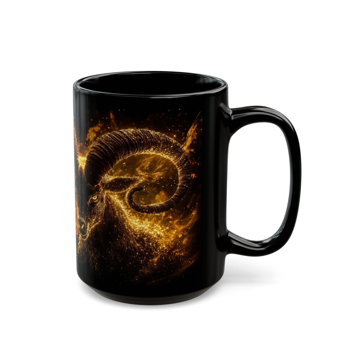 ♑ Capricorn – Celestial Fire Mug - Elegant Deer