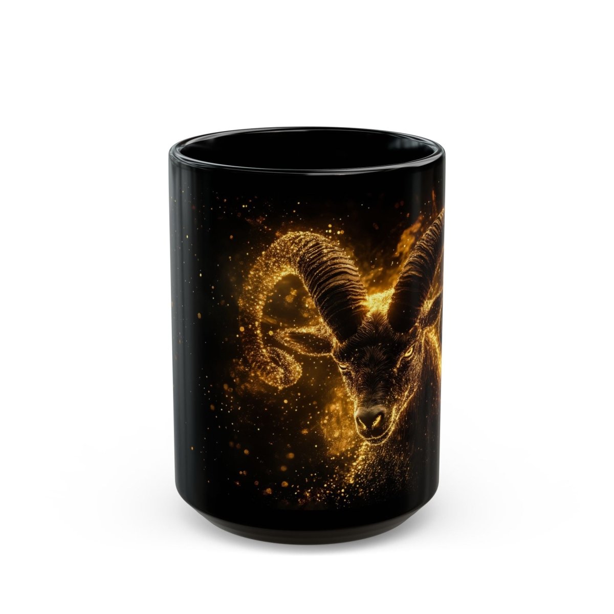 ♑ Capricorn – Celestial Fire Mug - Elegant Deer