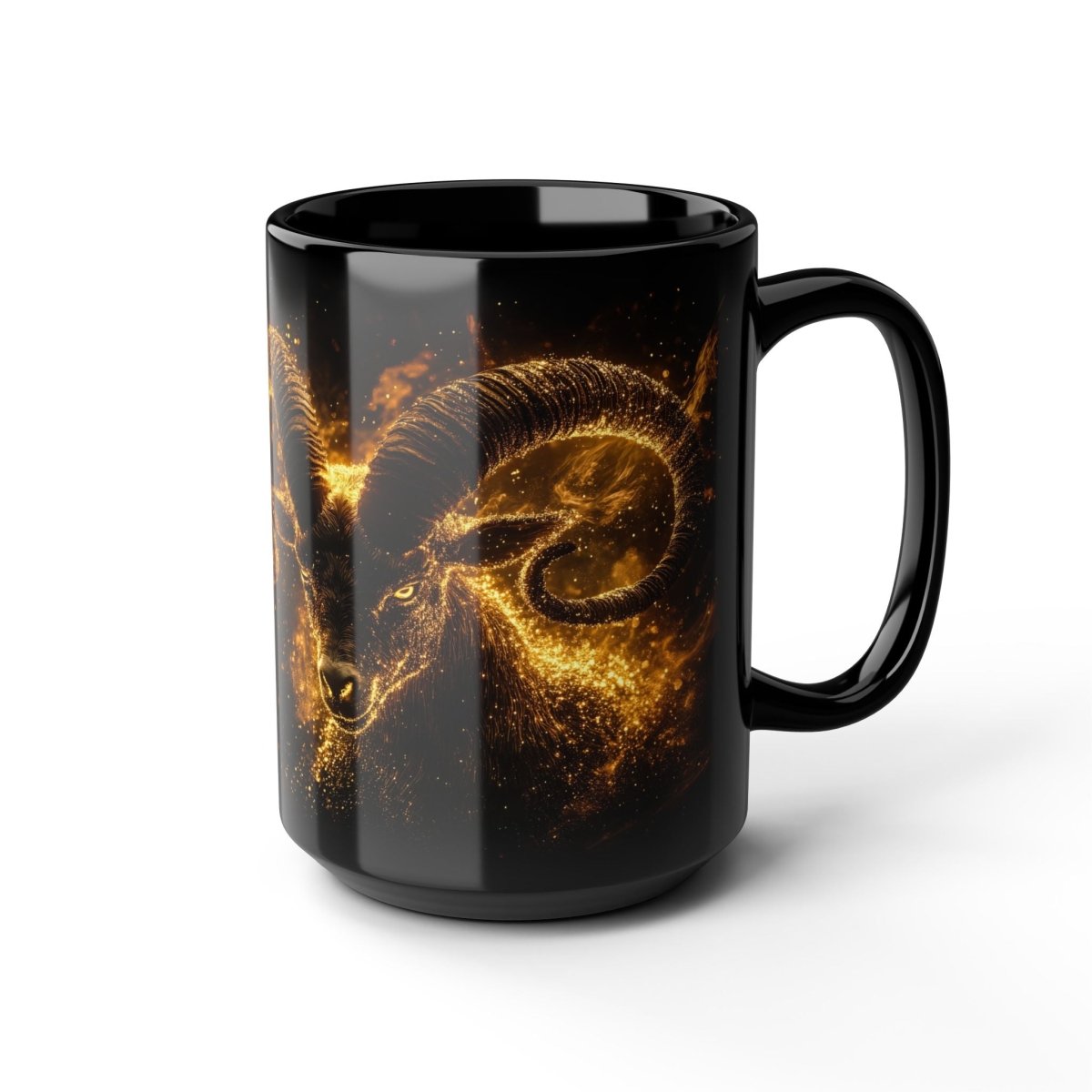 ♑ Capricorn – Celestial Fire Mug - Elegant Deer