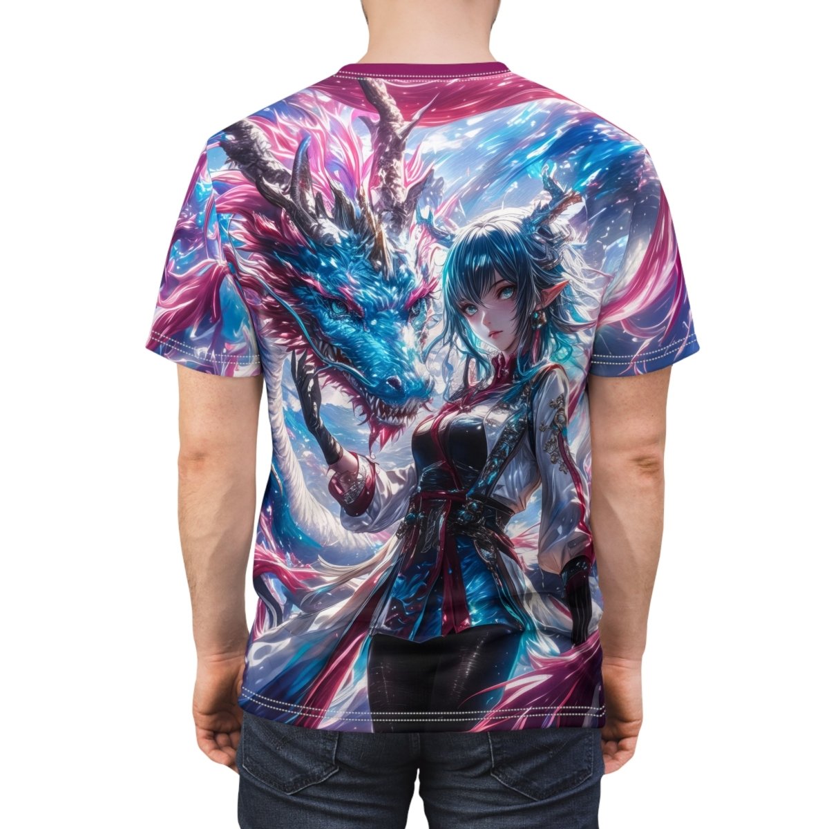 Celestial Dragon Series T-Shirt (AOP) - Elegant Deer